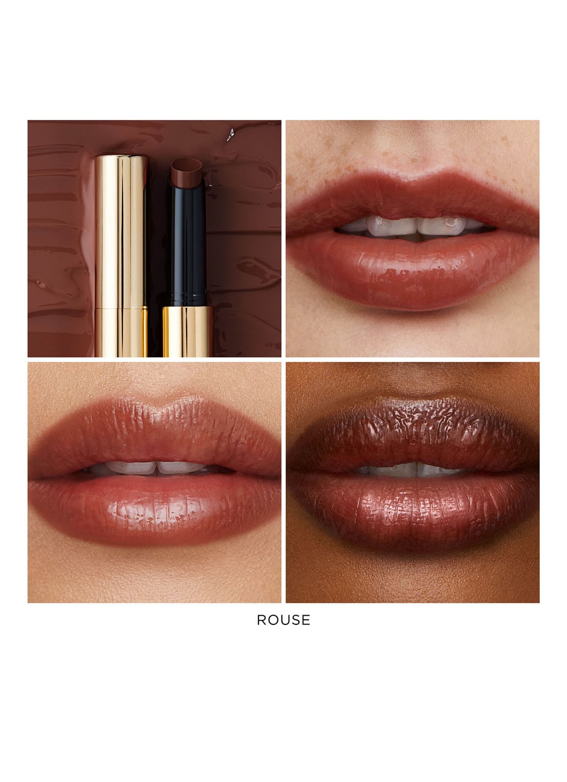 Hourglass Volumizing Glossy Balm - getinte lipbalsem - detail 4 180 rouse