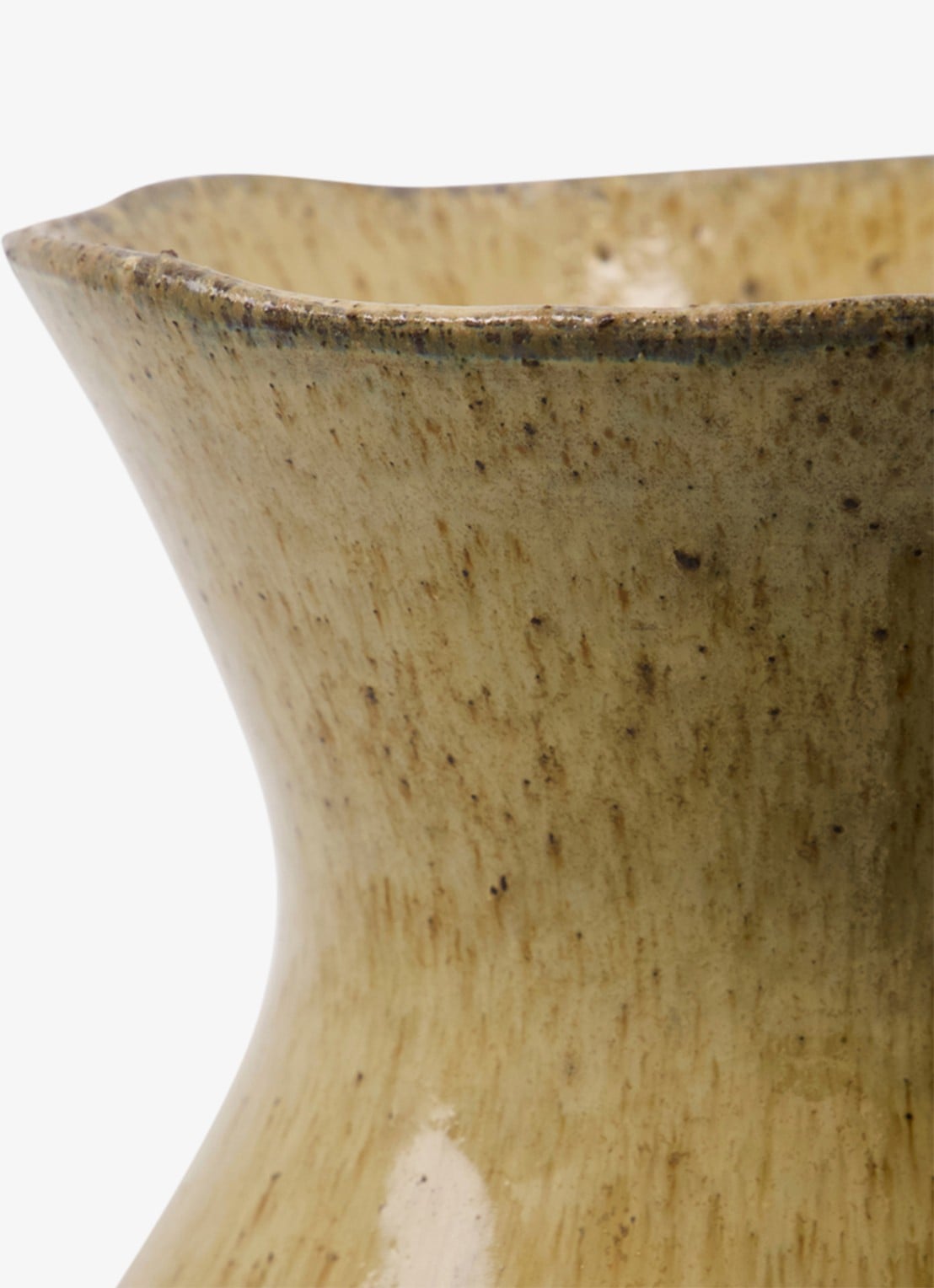 House Doctor Corp vaas 27 cm - detail beige