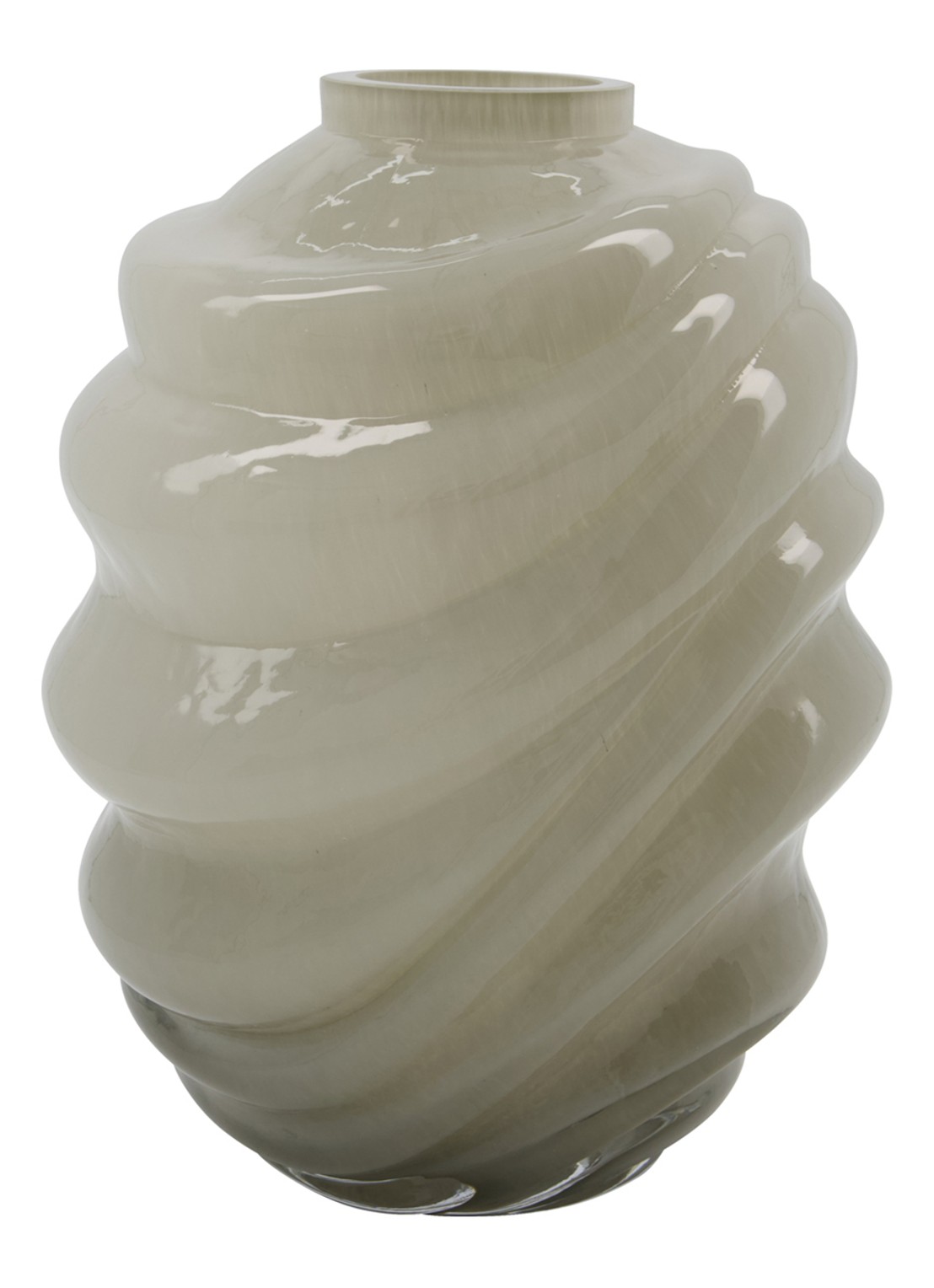 House Doctor Desert vaas 26,5 cm - voorkant gebroken wit