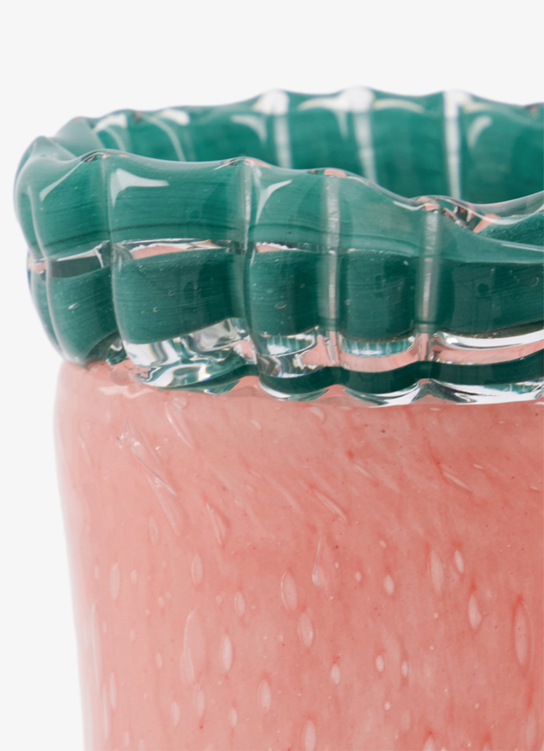 House Doctor Kupla vaas 9,5 cm - detail 2 roze