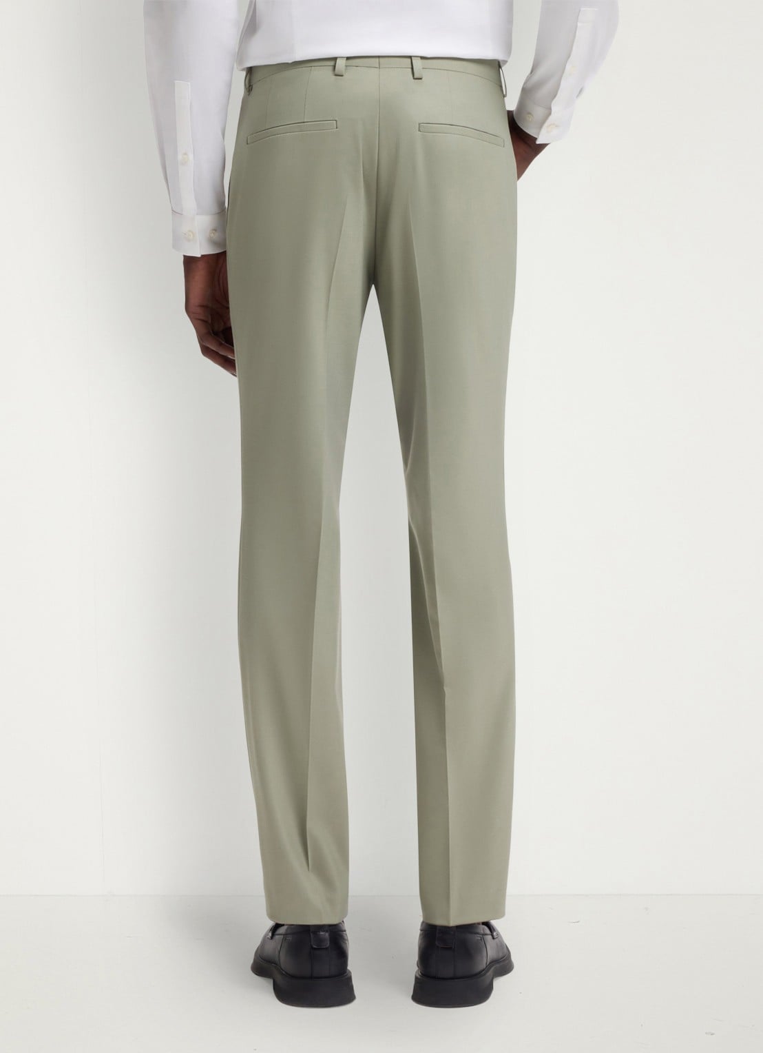 HUGO Arti-Hesten253X slim fit 2-delig pak in wolblend - detail 6 light/pastel green-337 / groen