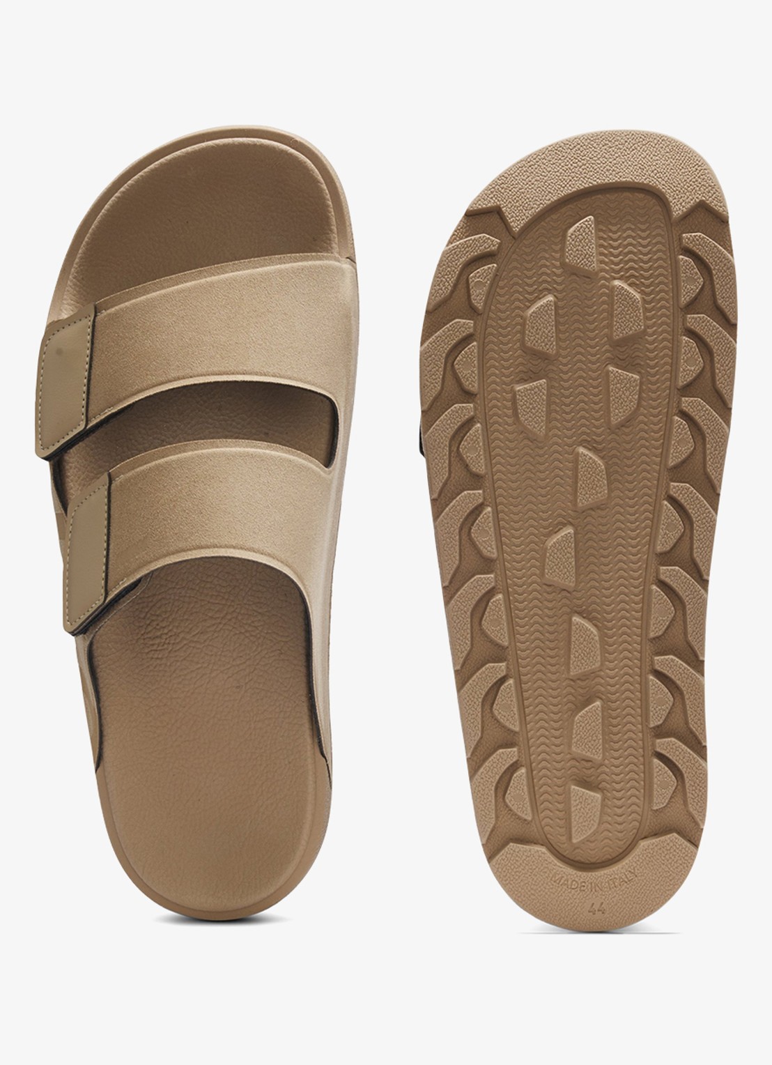 HUGO Badslipper met logo - detail 2 beige