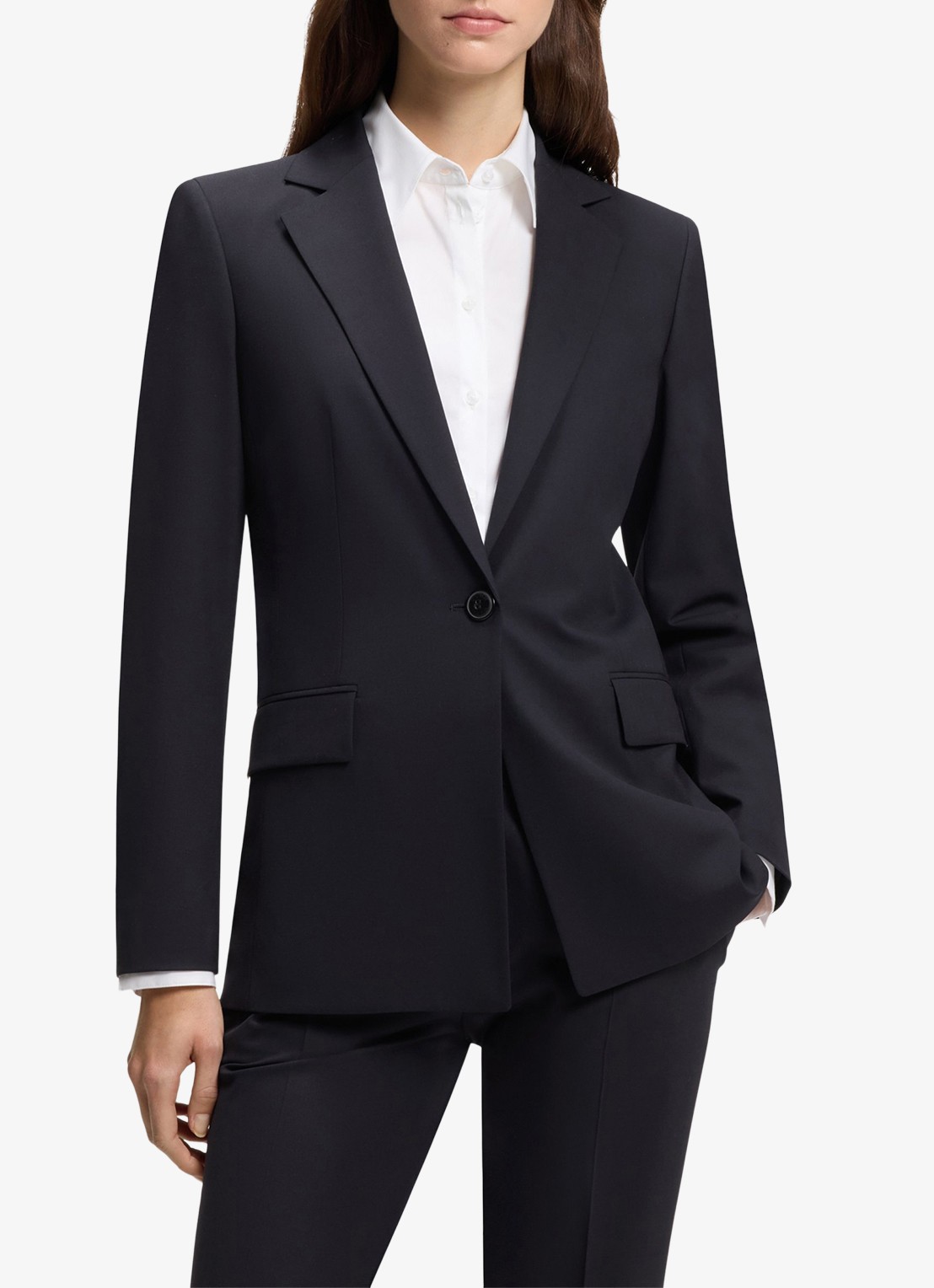 HUGO Blazer met klepzakken - detail 4 blauw