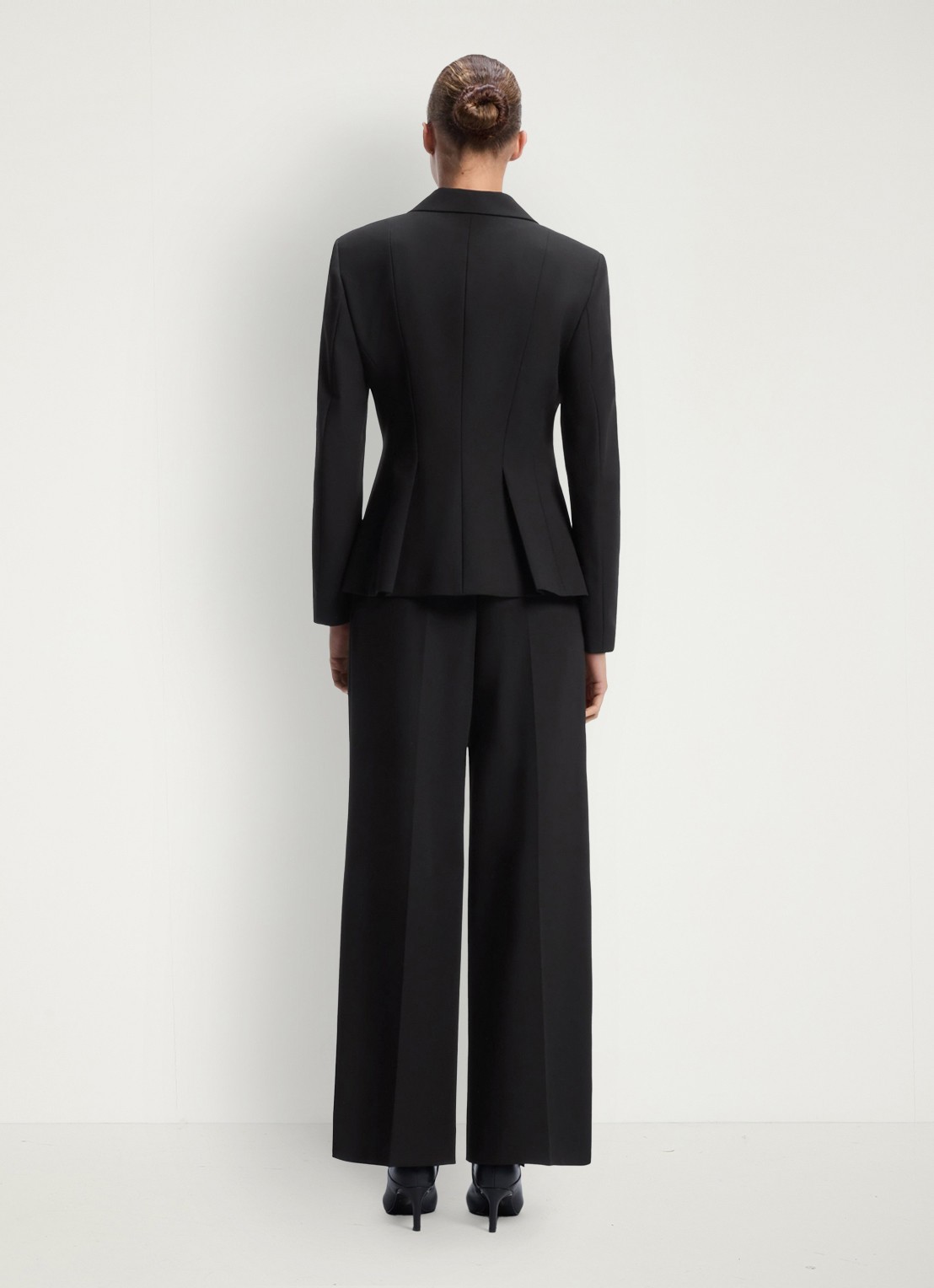 HUGO Blazer met peplum zoom  - achterkant zwart