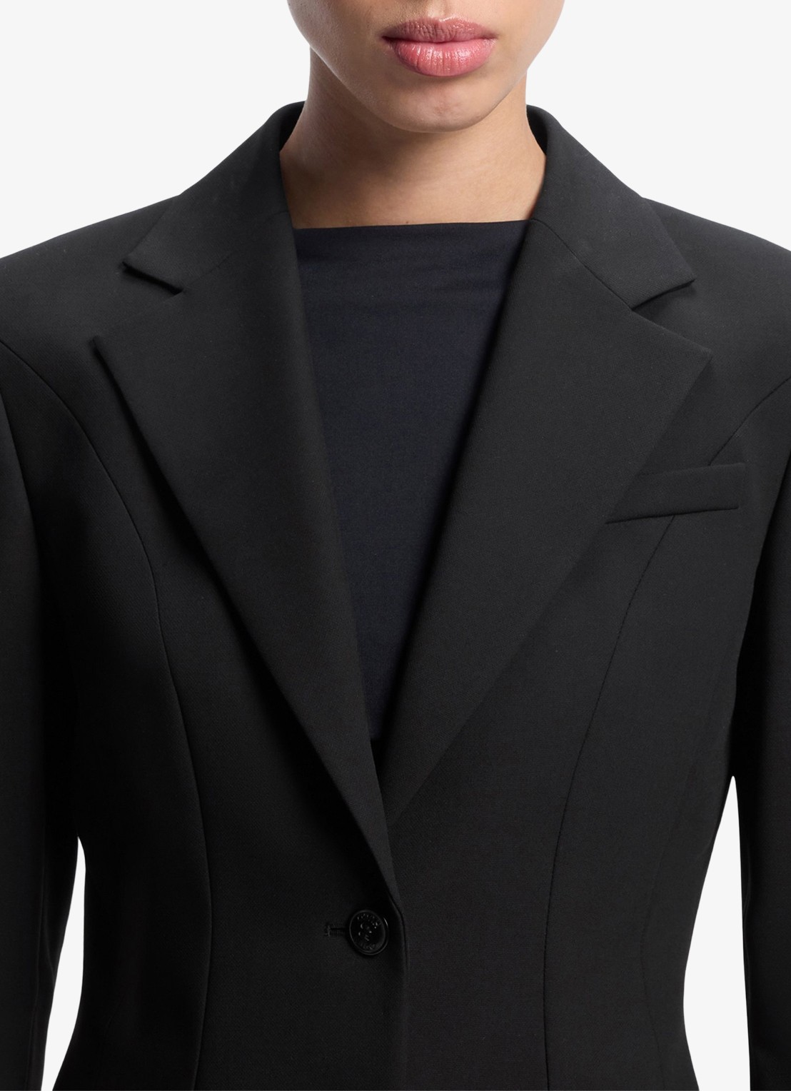 HUGO Blazer met peplum zoom  - detail 5 zwart
