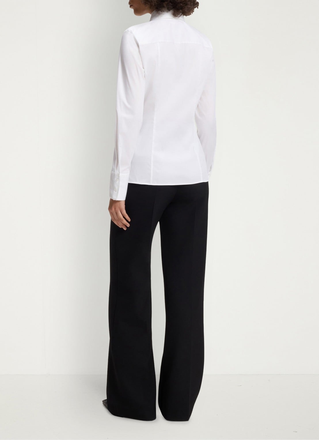 HUGO Blouse met kraag - achterkant 4 wit