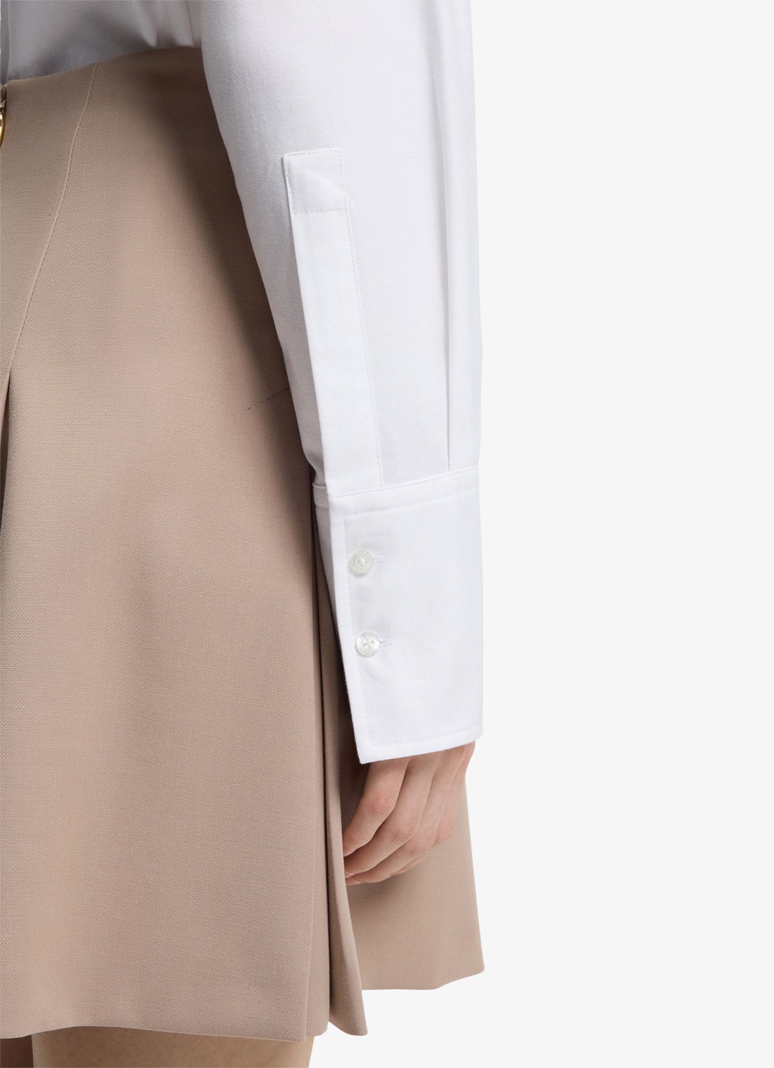 HUGO Blouse met logo - detail 4 wit