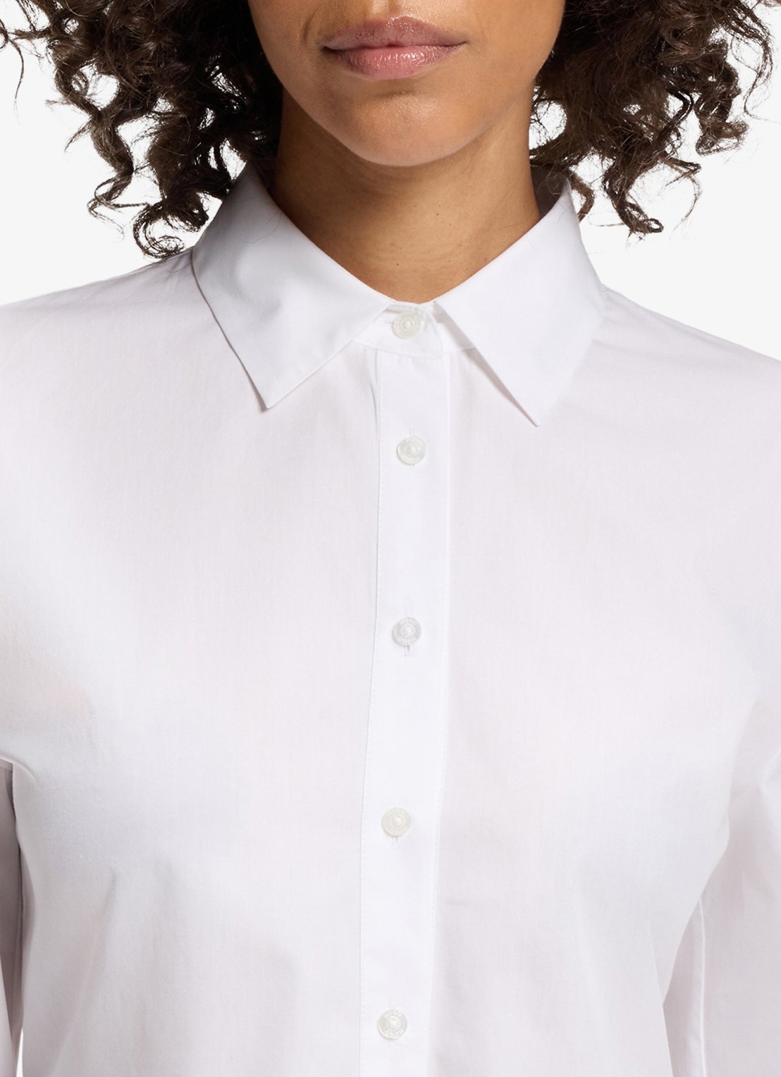 HUGO Blouse met peplum - detail 2 wit