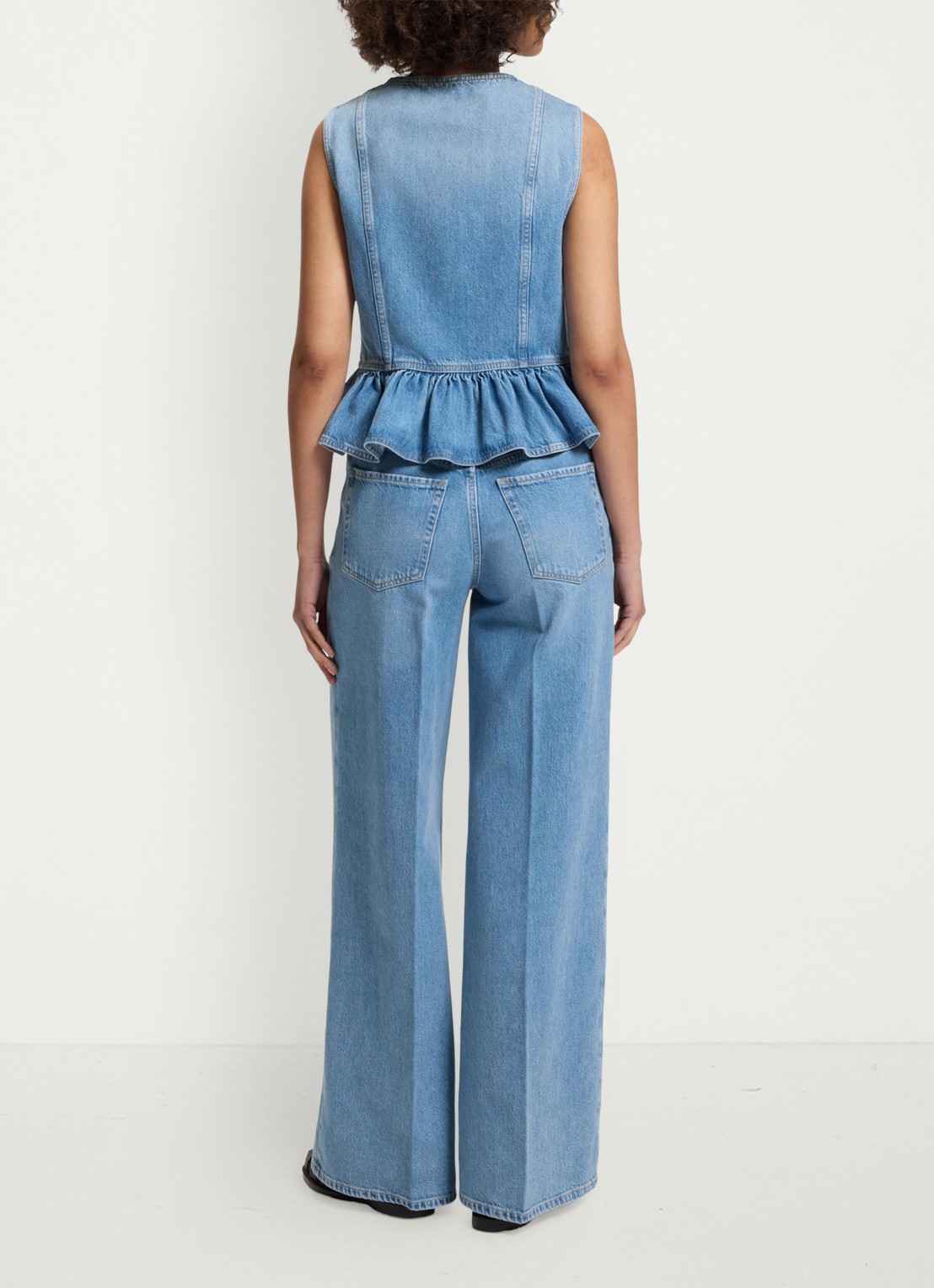 HUGO Blouse met peplum - achterkant 5 jeans