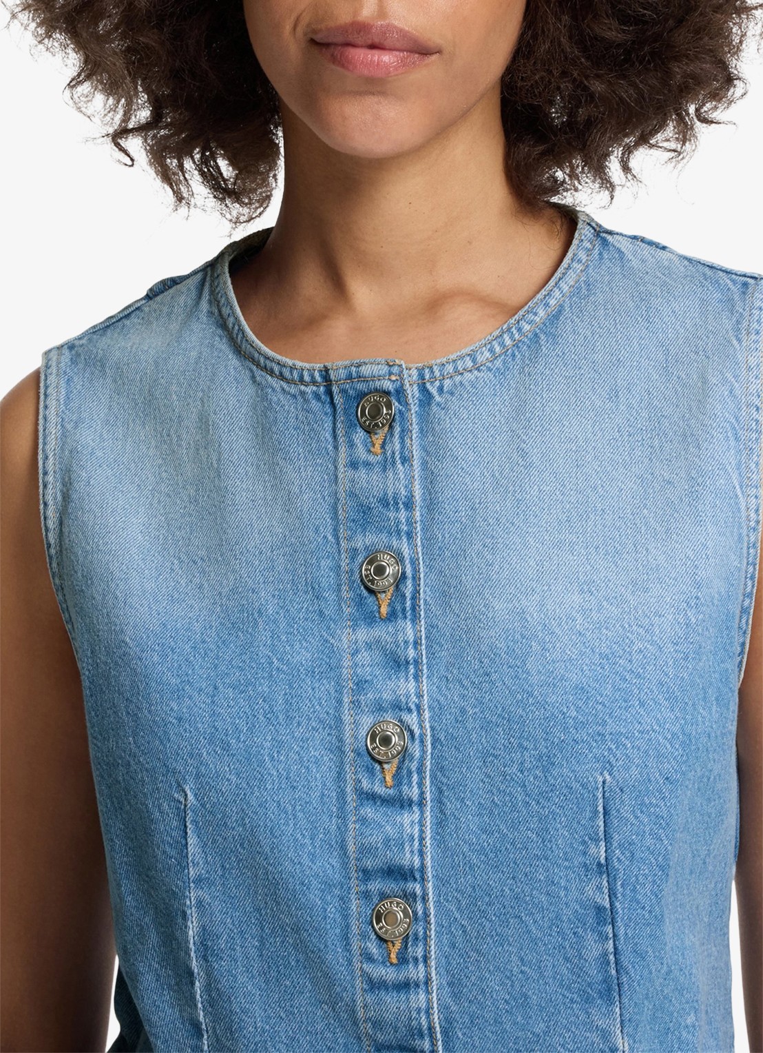 HUGO Blouse met peplum - detail 2 jeans