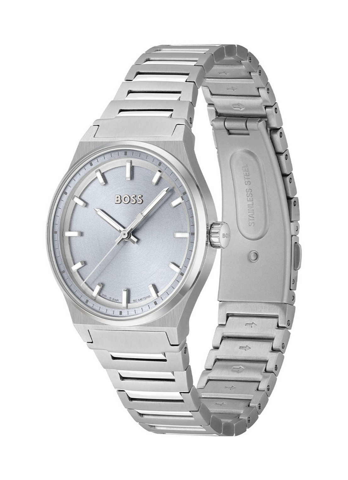HUGO BOSS Candor horloge HB1502736 - detail 4 zilver