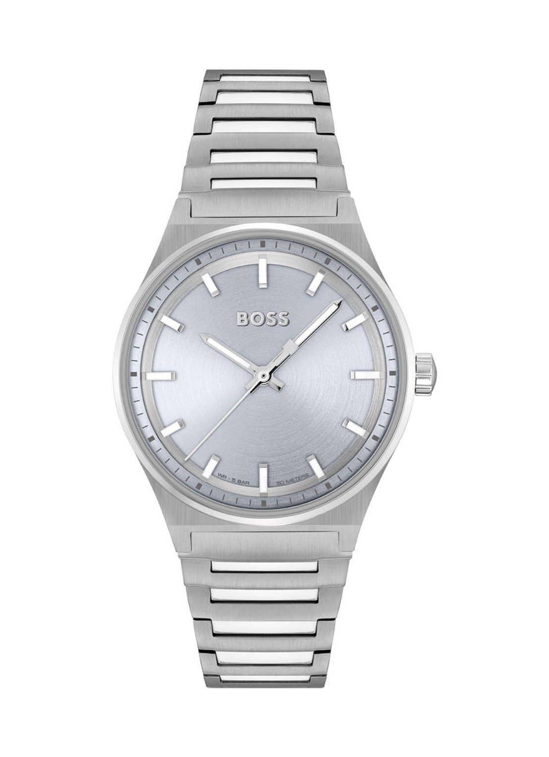 HUGO BOSS Candor horloge HB1502736 - voorkant zilver