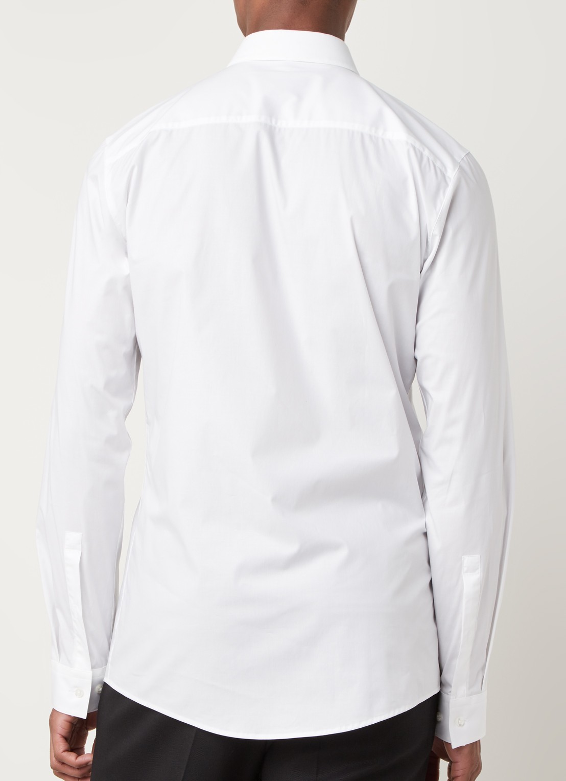 HUGO BOSS Erondo Extra slim fit overhemd met stretch - achterkant wit