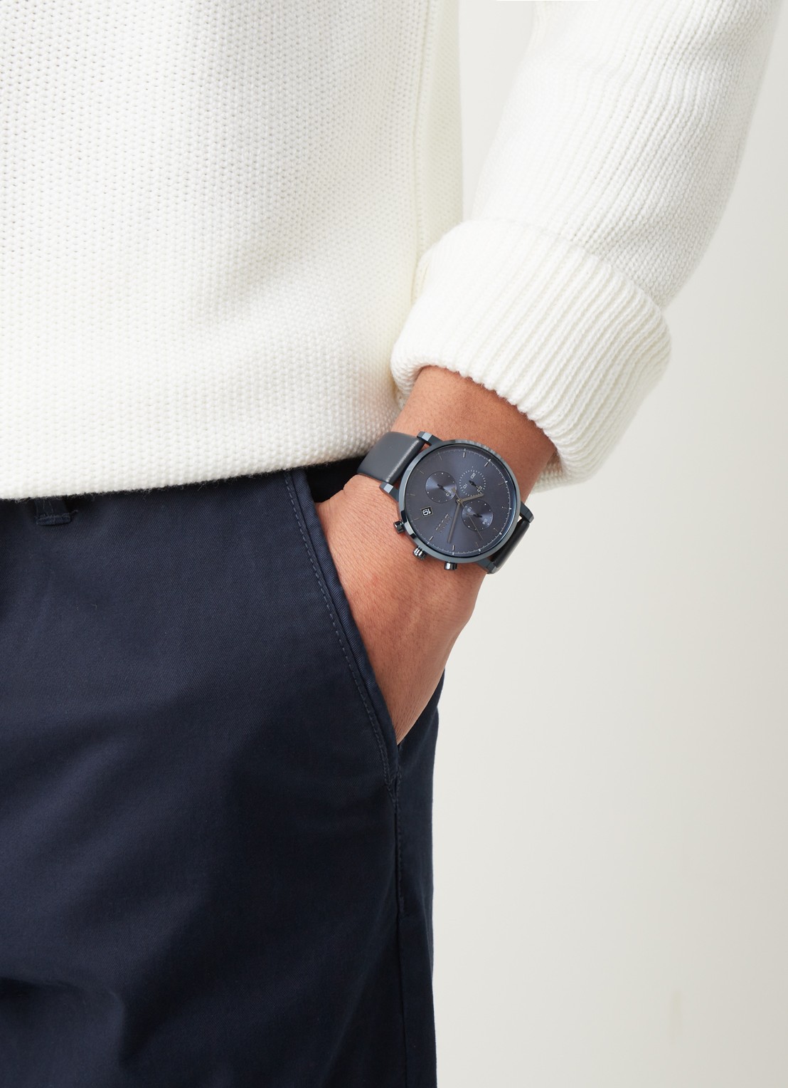 HUGO BOSS Integrity horloge HB1513778 - voorkant 2 donkergrijs