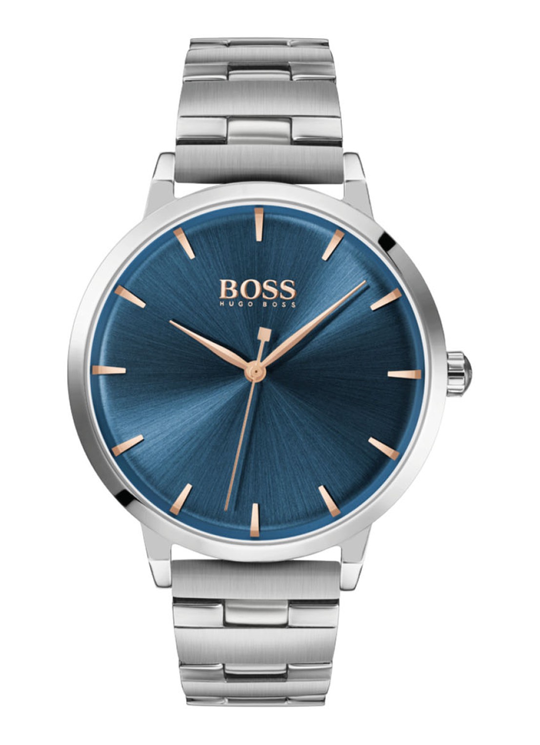 HUGO BOSS Marina horloge HB1502501 - voorkant zilver