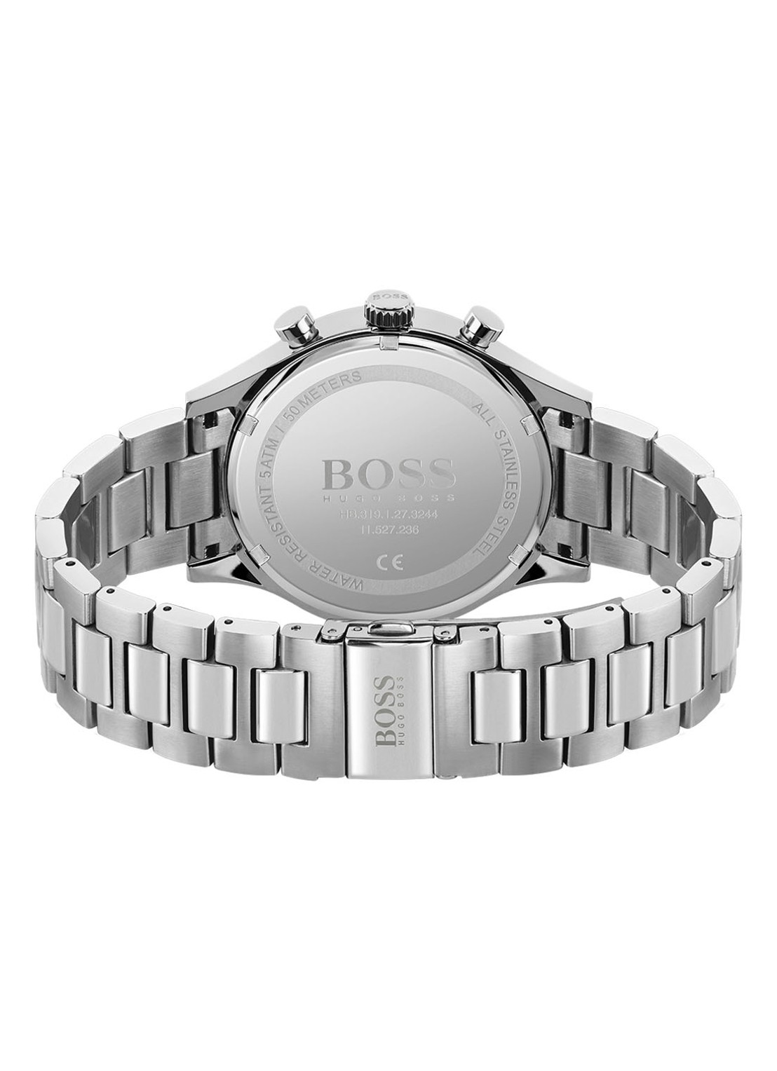 HUGO BOSS Metronome horloge HB1513801 - detail 4 zilver