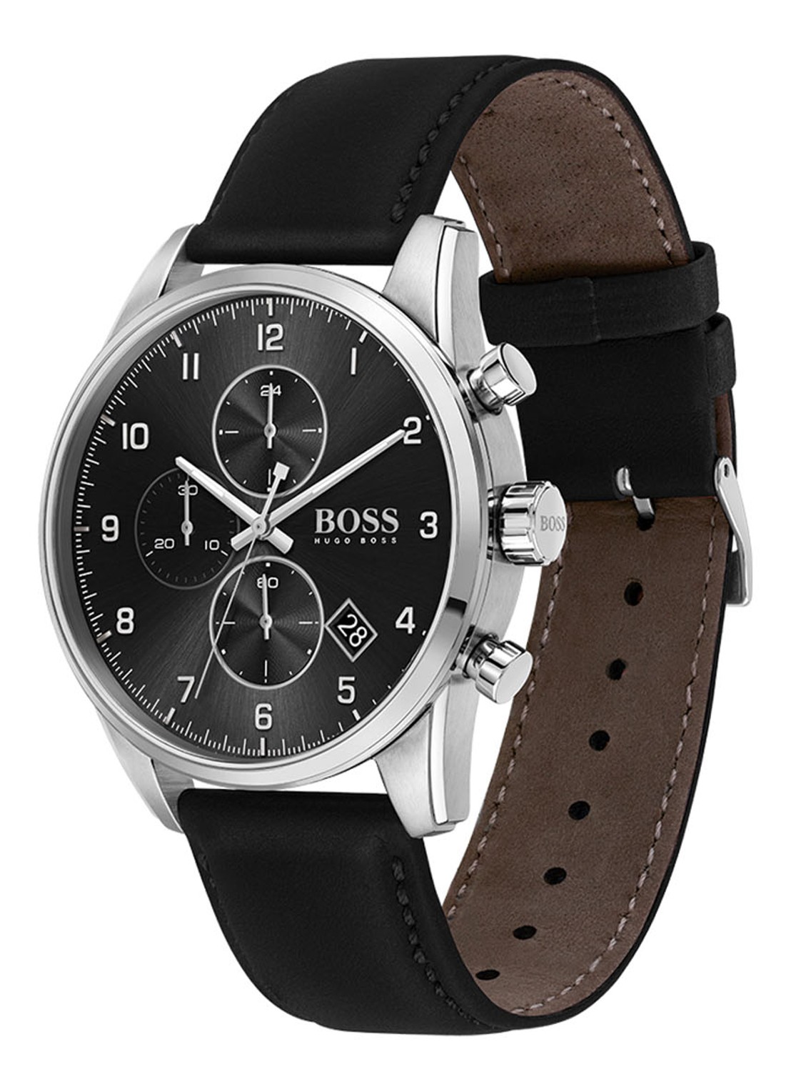 HUGO BOSS Skymaster horloge HB1513782 - detail zwart