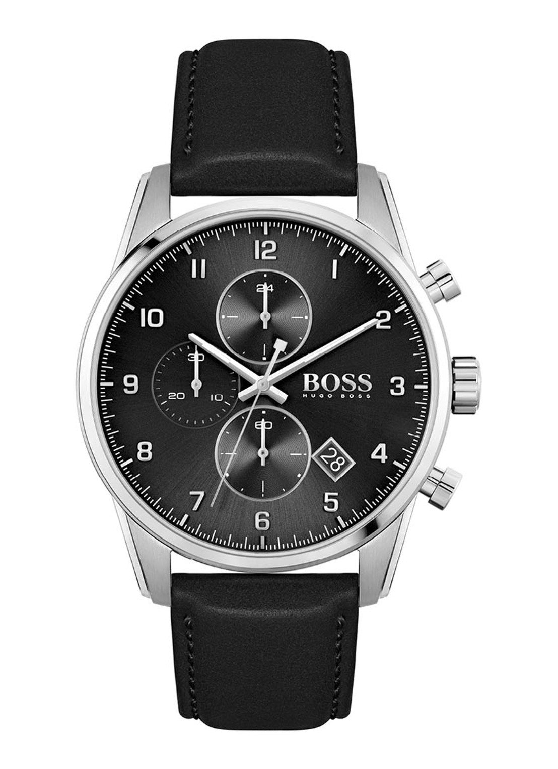 HUGO BOSS Skymaster horloge HB1513782 - voorkant 5 zwart