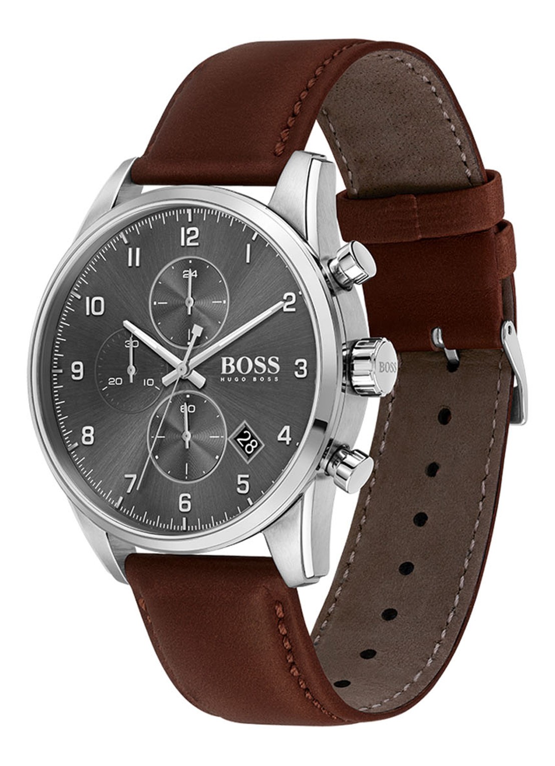 HUGO BOSS Skymaster horloge HB1513787 - detail 3 zilver
