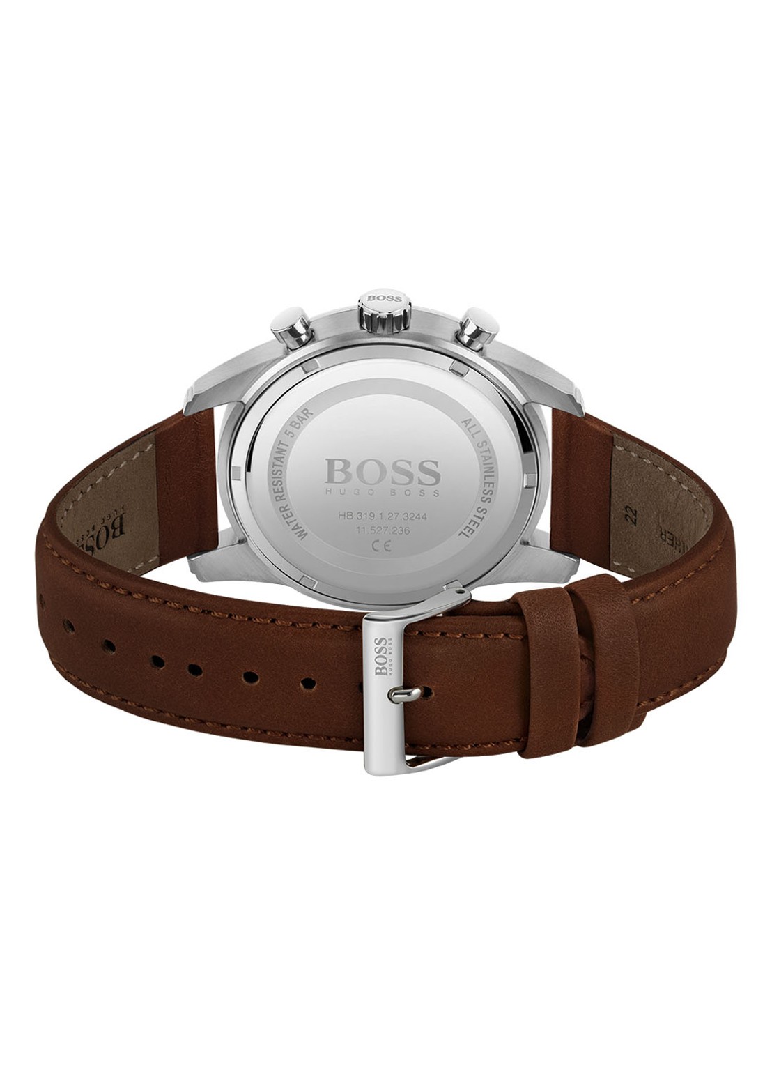 HUGO BOSS Skymaster horloge HB1513787 - detail 4 zilver