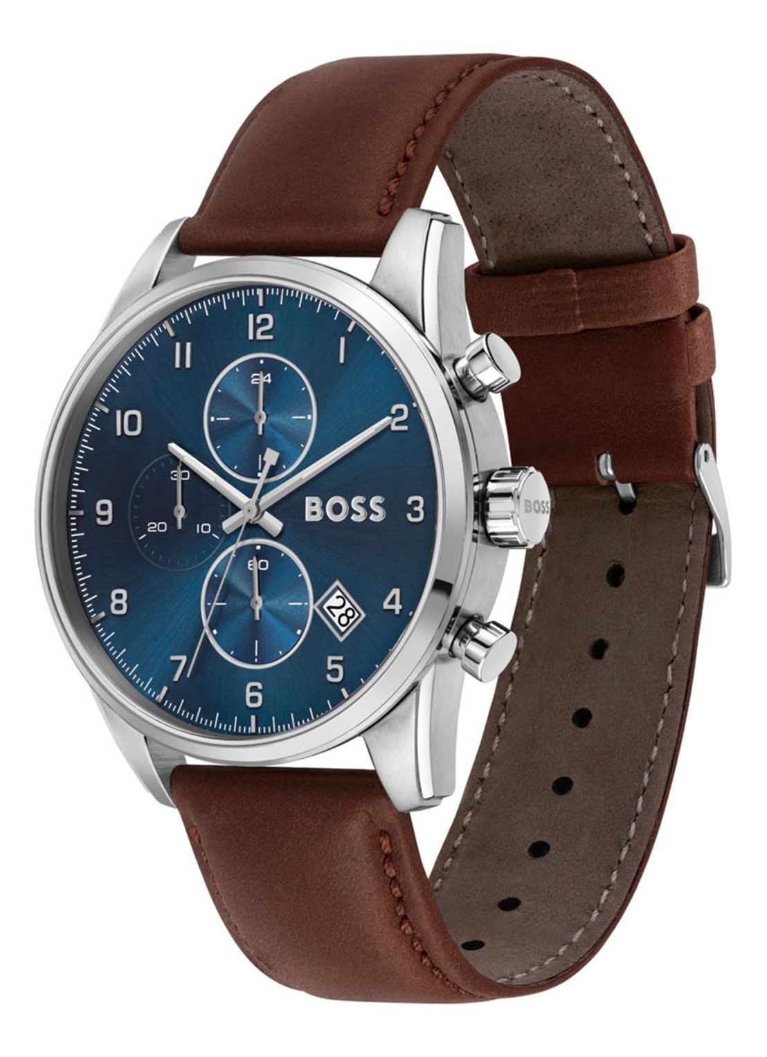 HUGO BOSS Skymaster horloge HB1513940 - voorkant 3 zilver