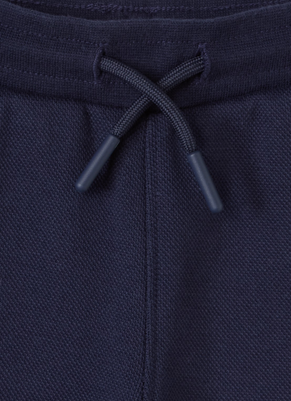 HUGO BOSS Tapered fit cargobroek met logo - detail 3 donkerblauw