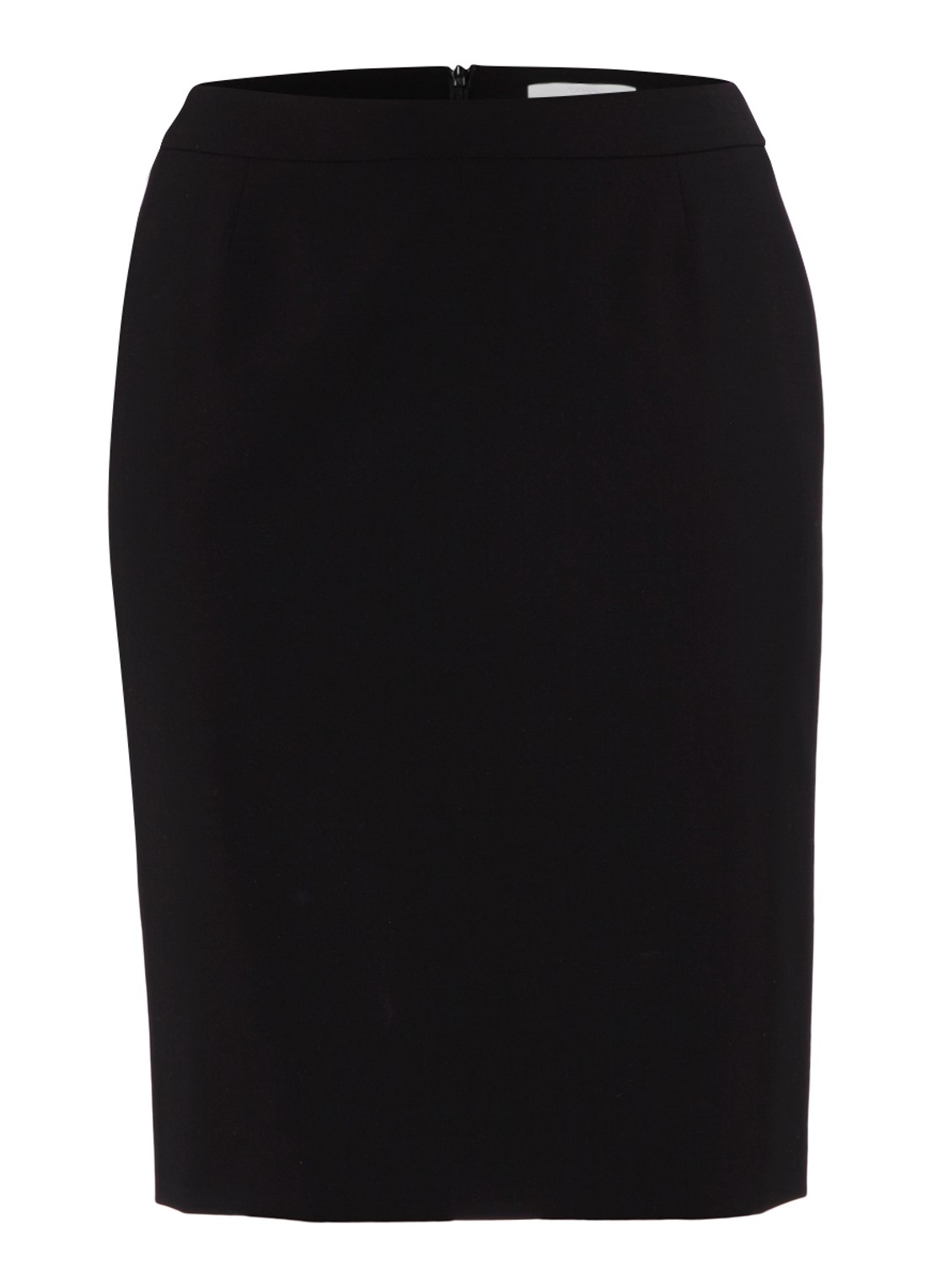 HUGO BOSS Vilea rok in zwart - voorkant 3 zwart