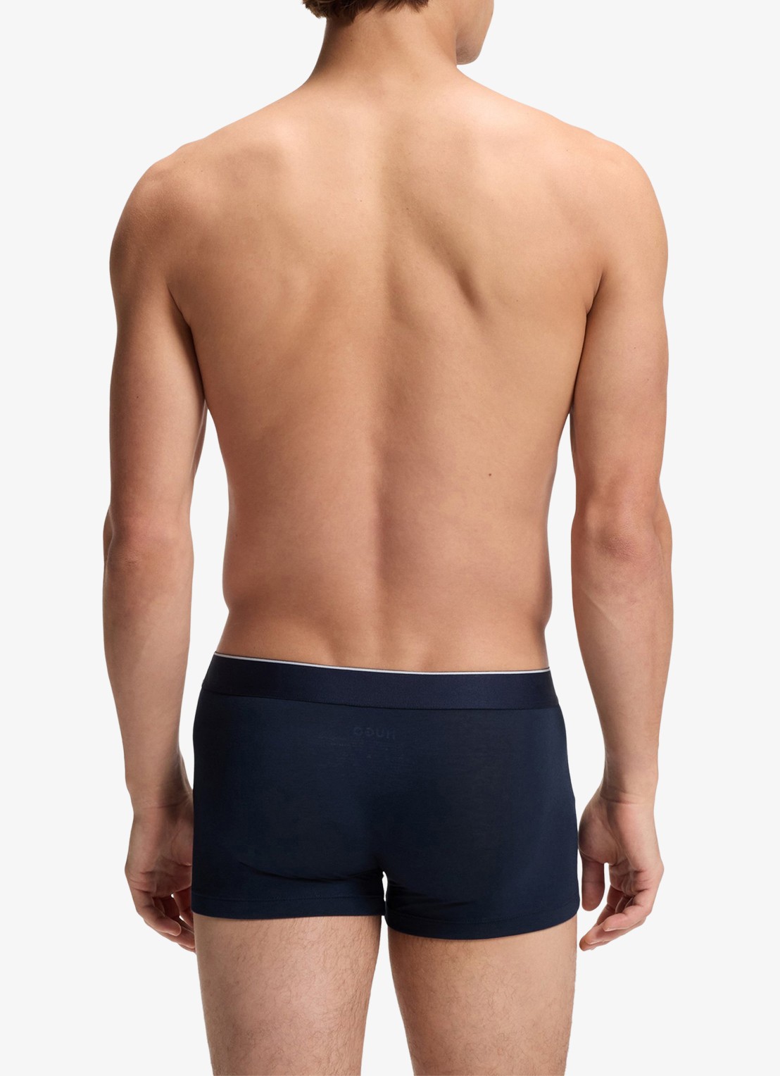 HUGO Boxershorts met logoband in 3-pack - achterkant 5 zwart