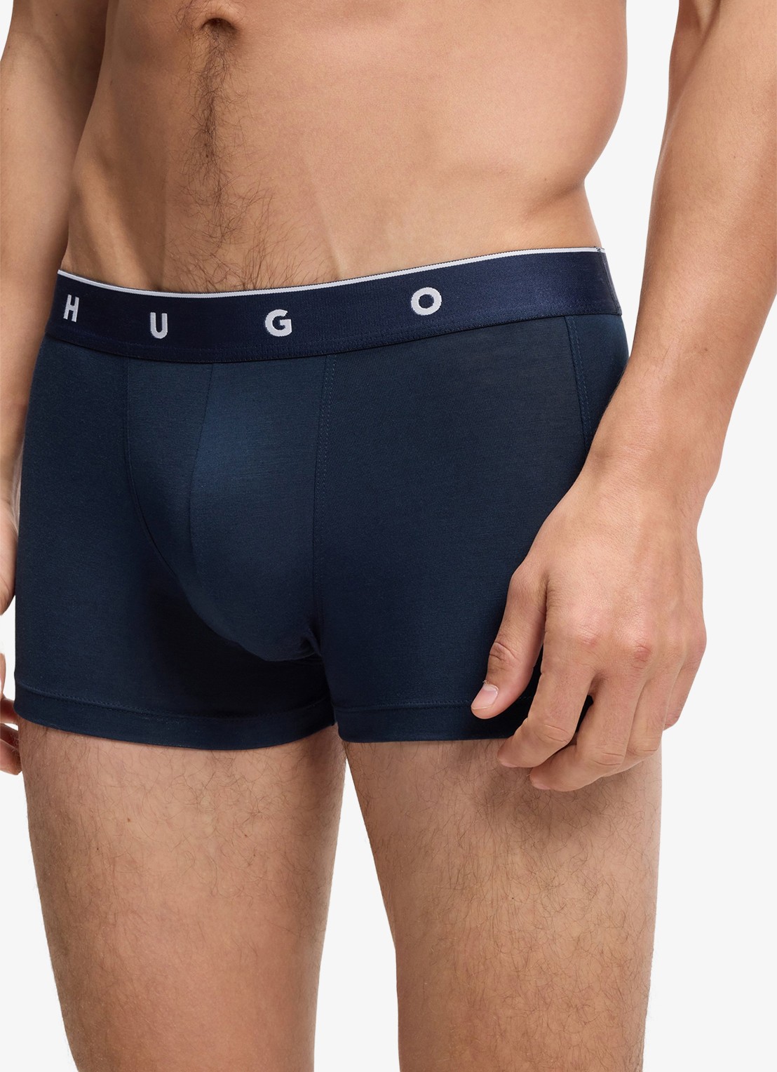 HUGO Boxershorts met logoband in 3-pack - detail 3 zwart