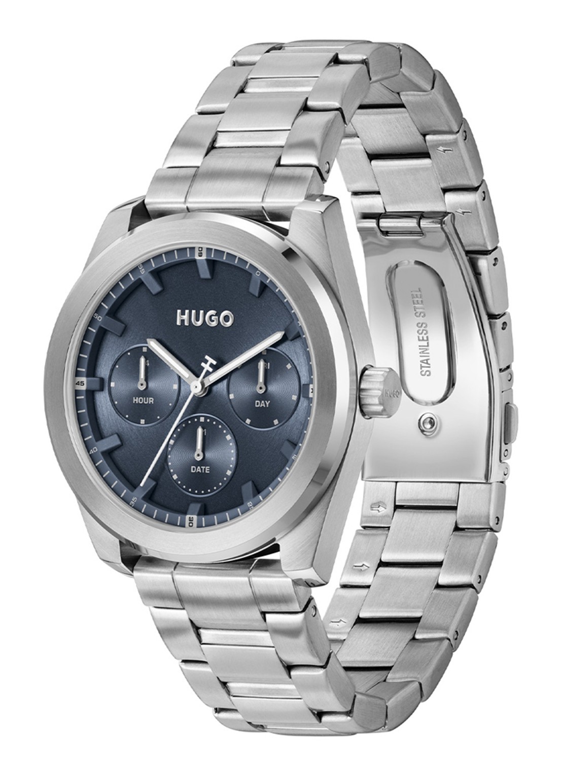 HUGO Bright Sport horloge HU1530424  - detail zilver
