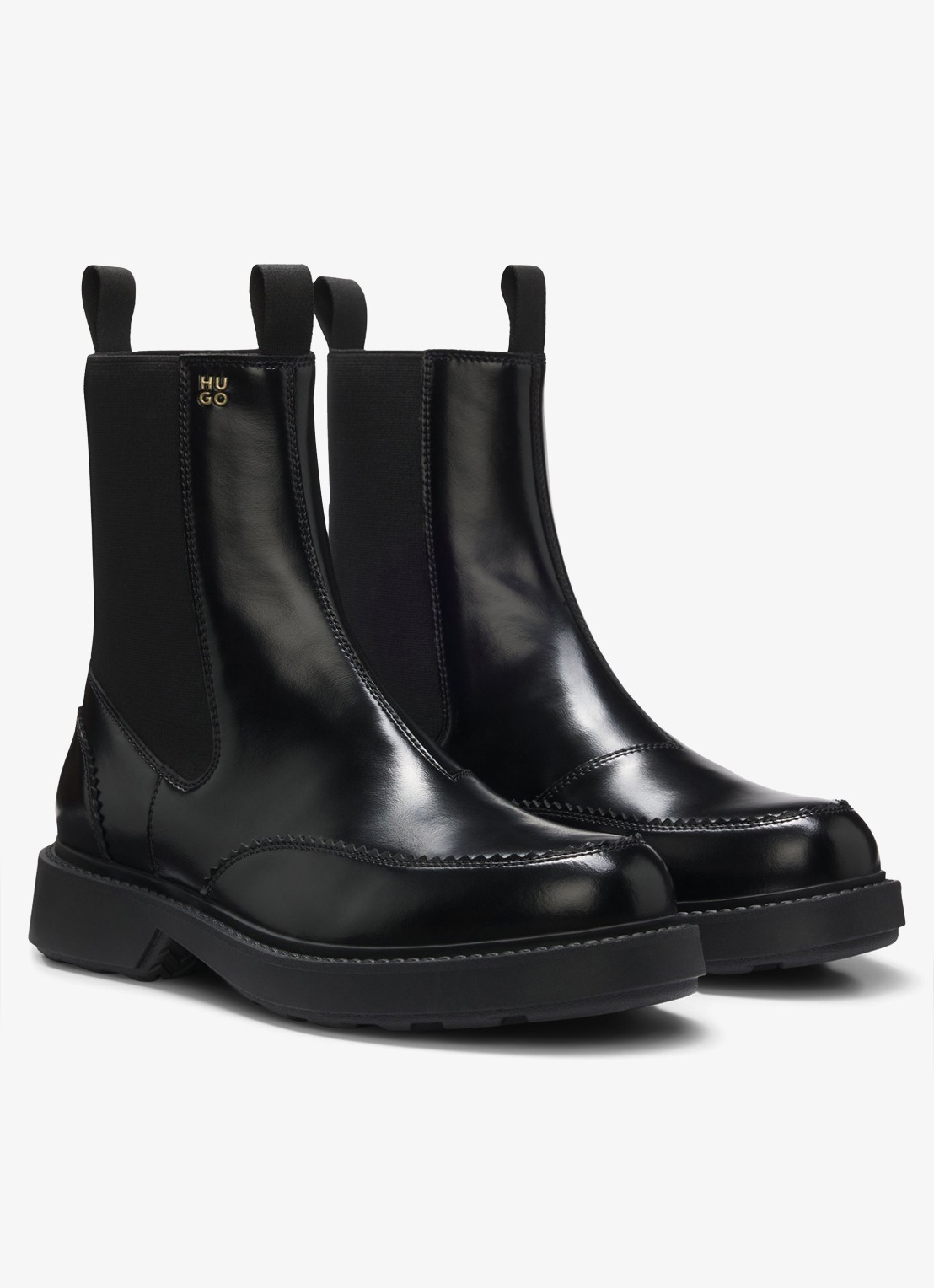 HUGO Chelsea boot - detail zwart
