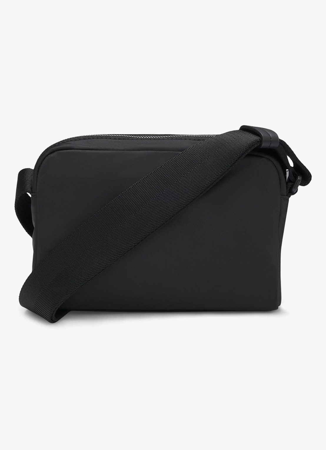 HUGO Crossbodytas met verstelbare schouderriem en logo - detail 4 zwart