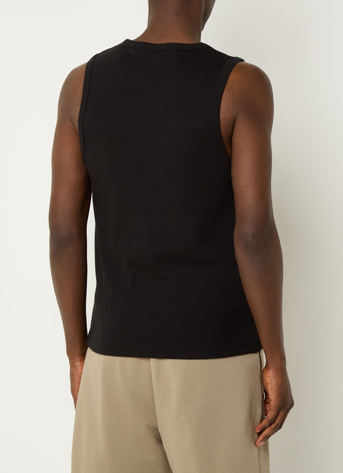 HUGO Dapota singlet met logo - achterkant 4 zwart