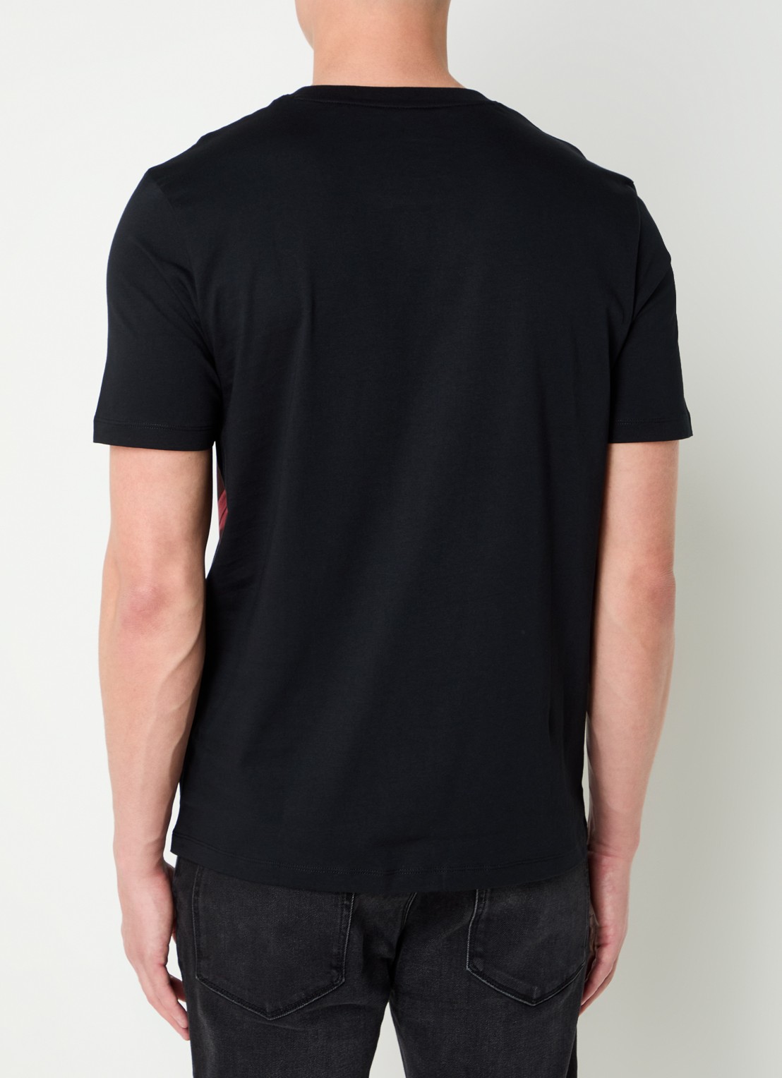 HUGO Dikobra T-shirt met print - achterkant zwart