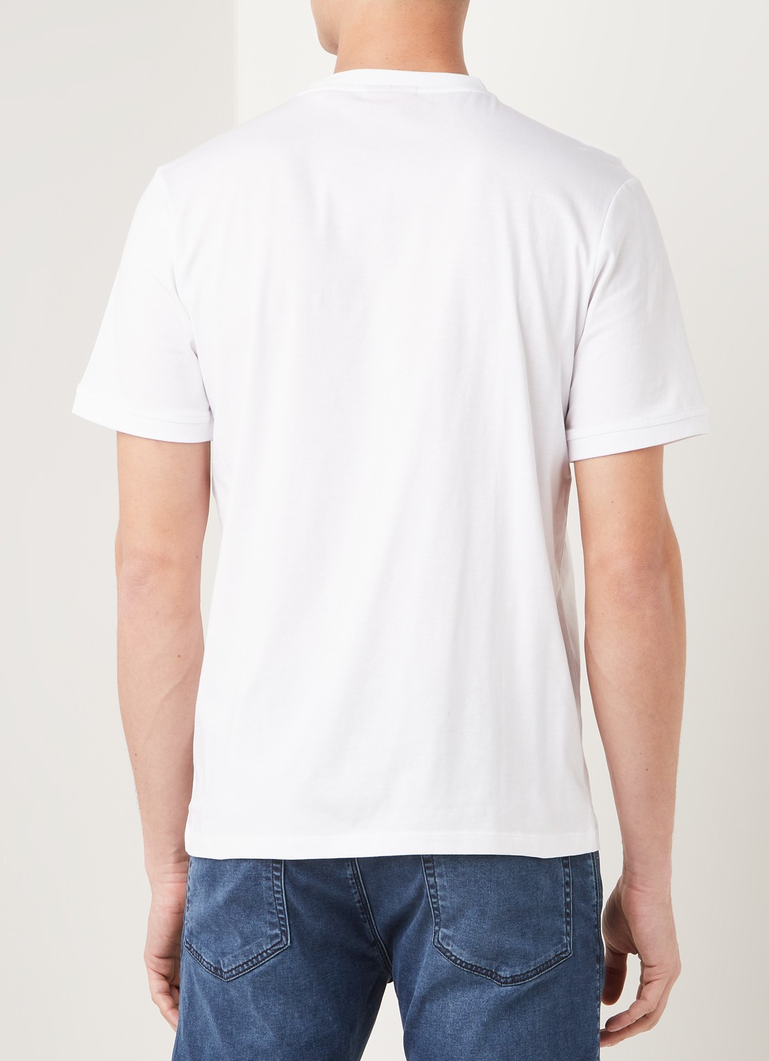 HUGO Diragolino T-shirt met logo - achterkant 4 wit