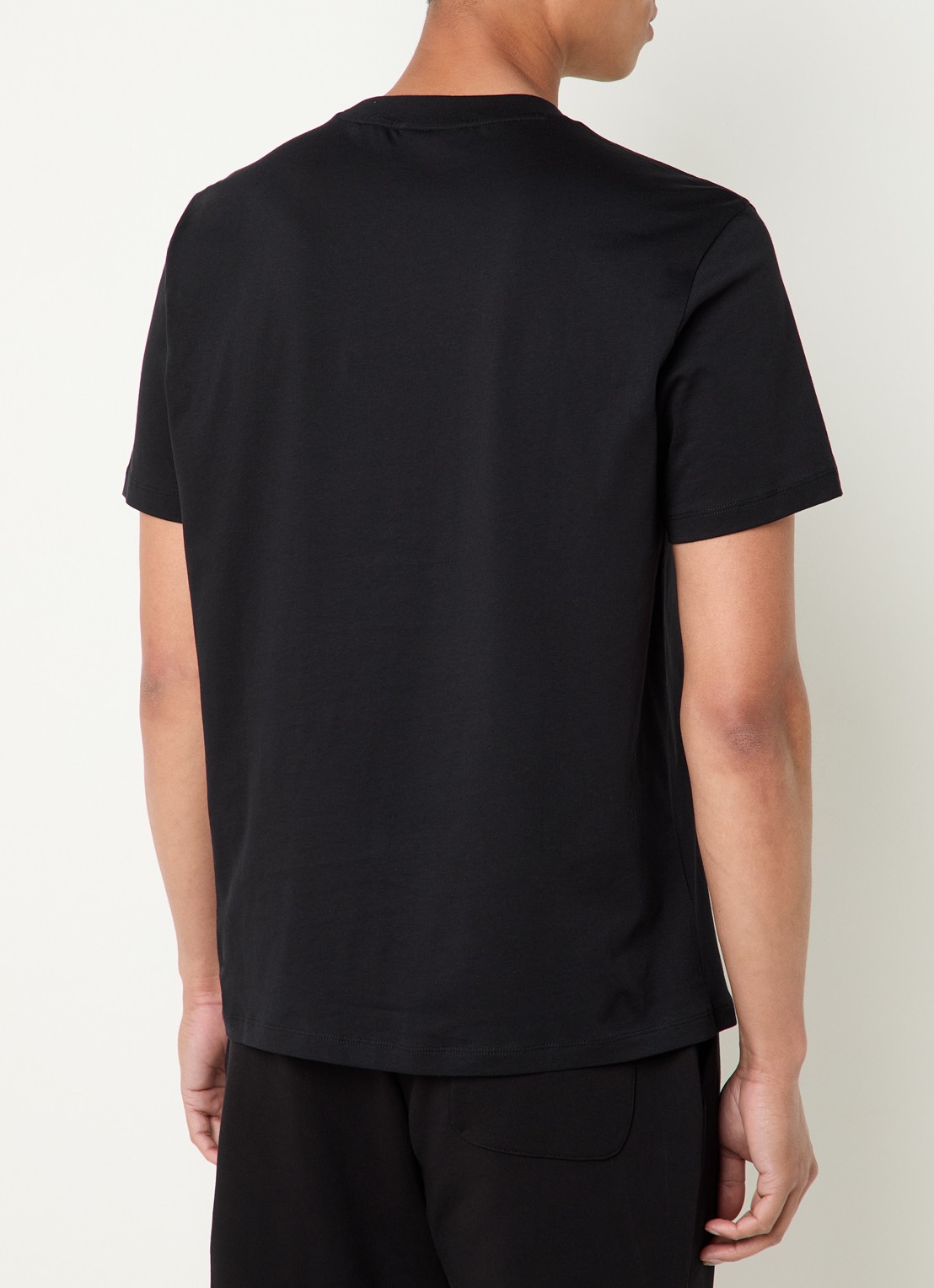 HUGO Dobero T-shirt met logoprint - achterkant 3 zwart