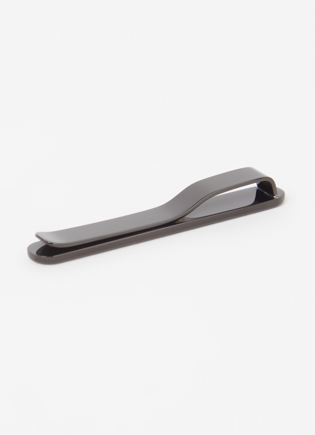 HUGO E-Classic dasspeld met logo - detail 2 zwart