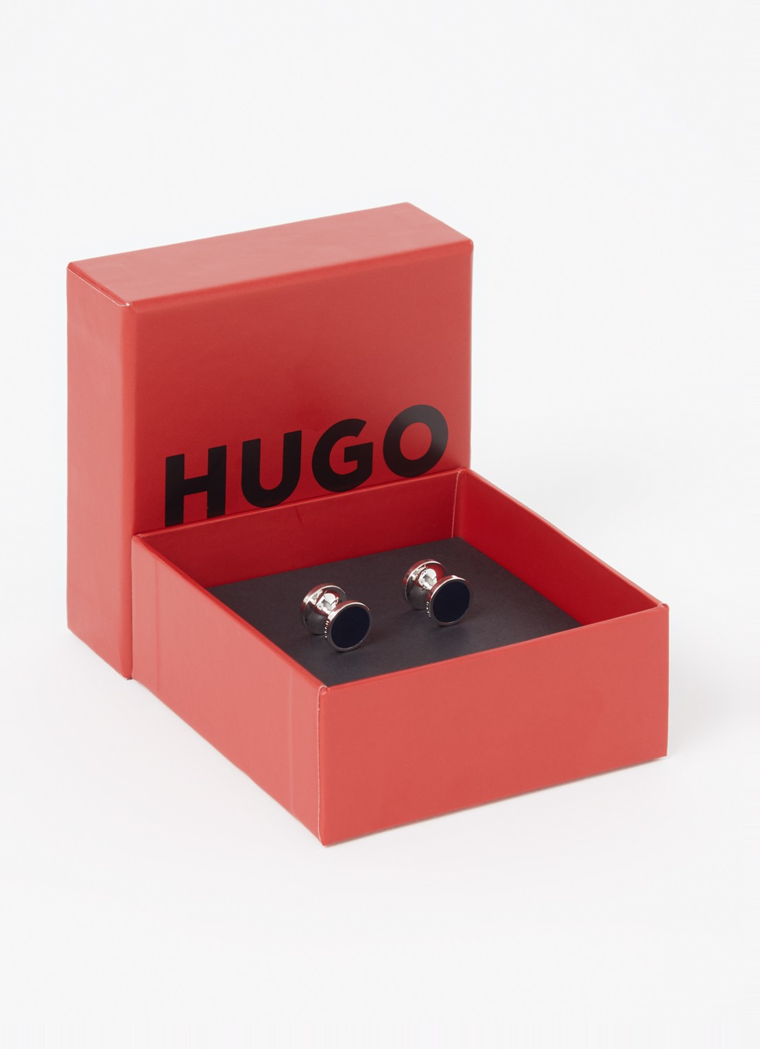 HUGO E-Tokeep manchetknopen - voorkant 3 blauw