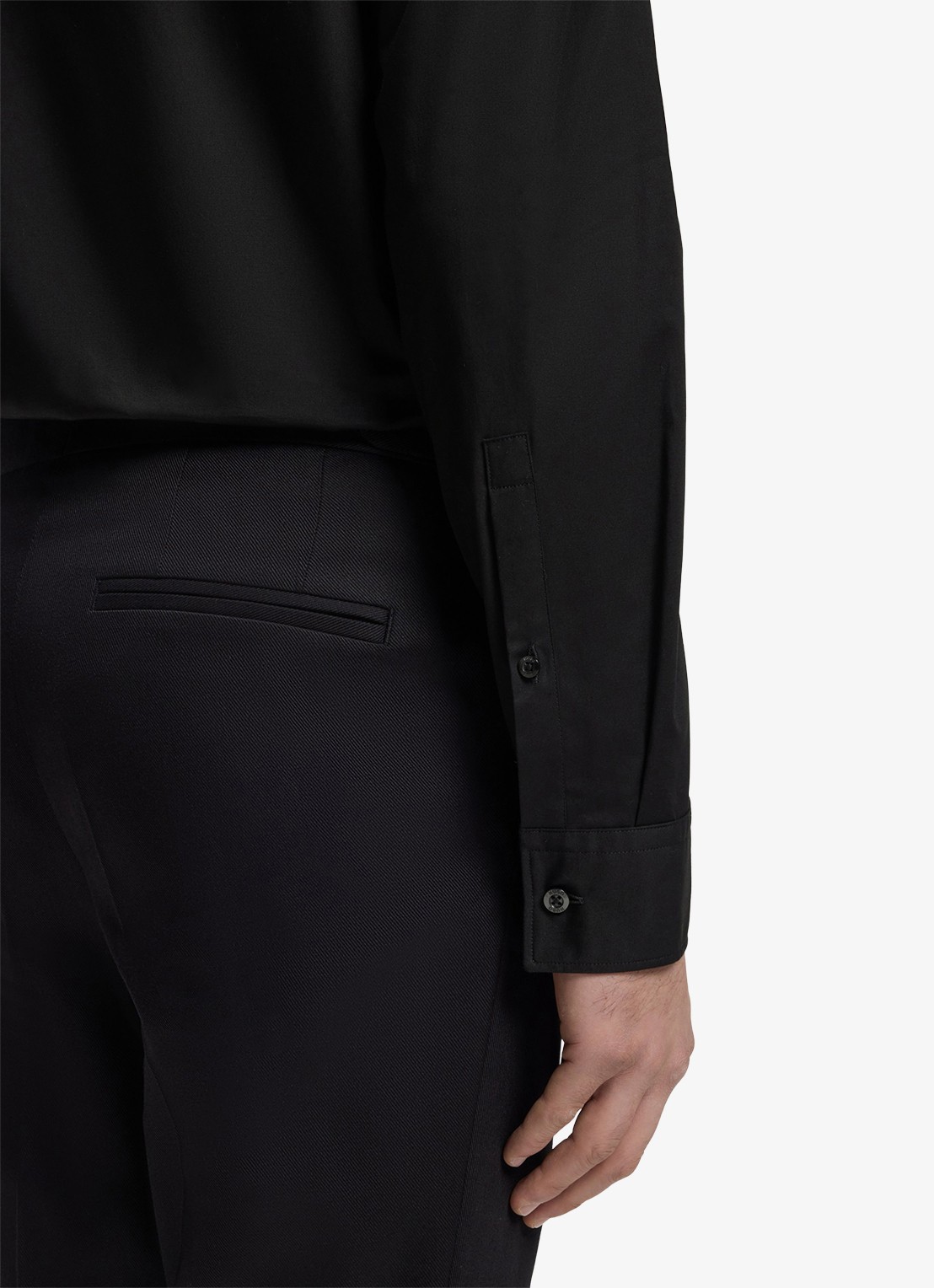 HUGO Ermo regular fit overhemd met logo - detail 7 zwart