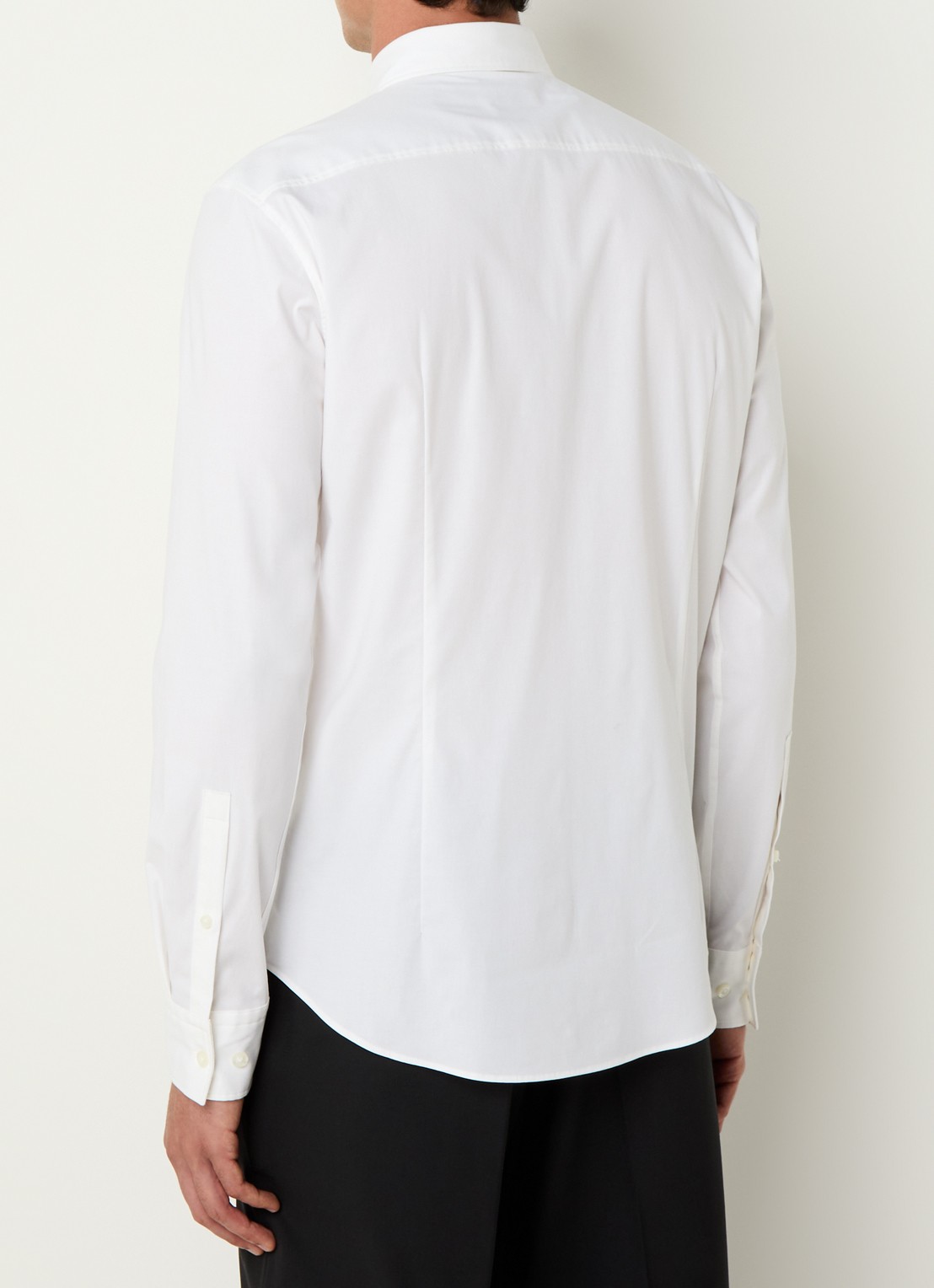 HUGO Ermo regular fit overhemd met logo - achterkant 4 wit