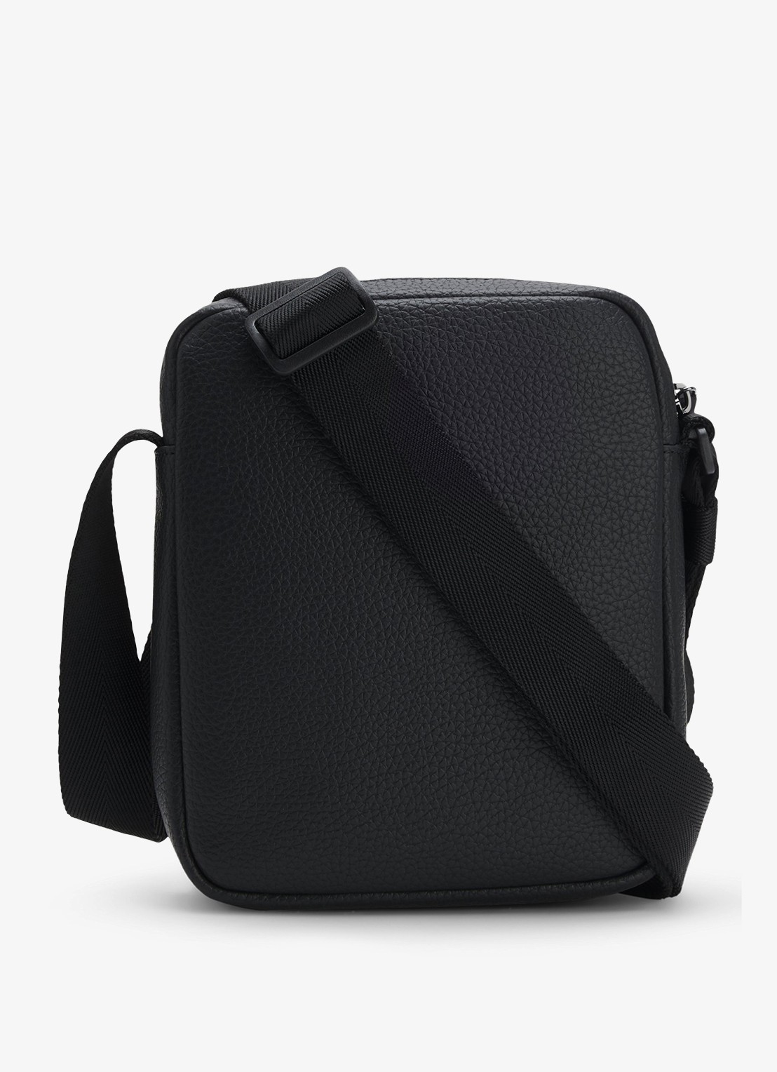 HUGO Ethon crossbodytas met logo en verstelbare schouderriem - detail 5 black-002 / zwart