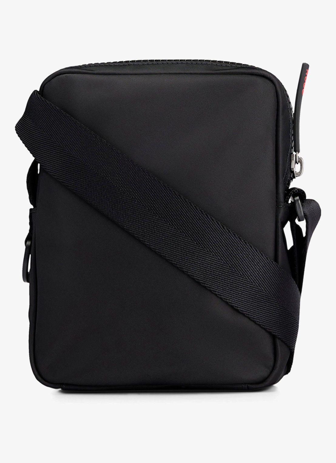 HUGO Ethon crossbodytas met logo - detail zwart