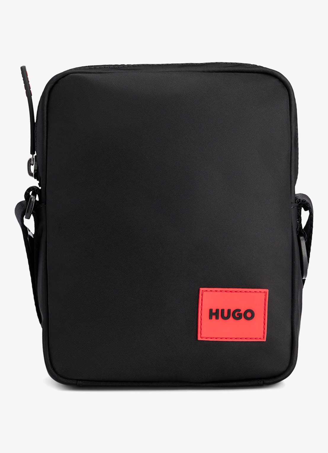 HUGO Ethon crossbodytas met logo - voorkant 5 zwart