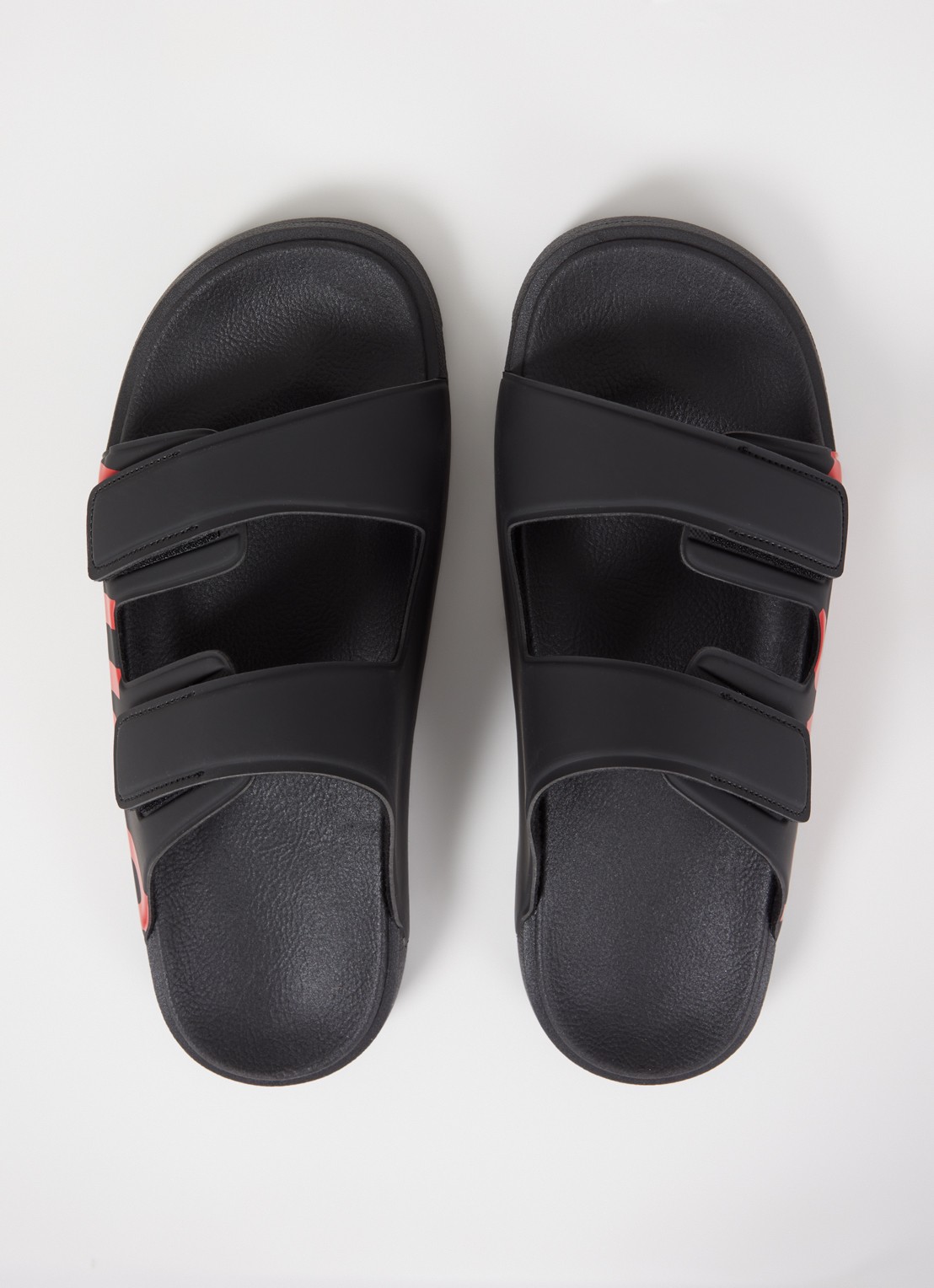 HUGO Evander slipper met logo - detail 8 black-002 / zwart