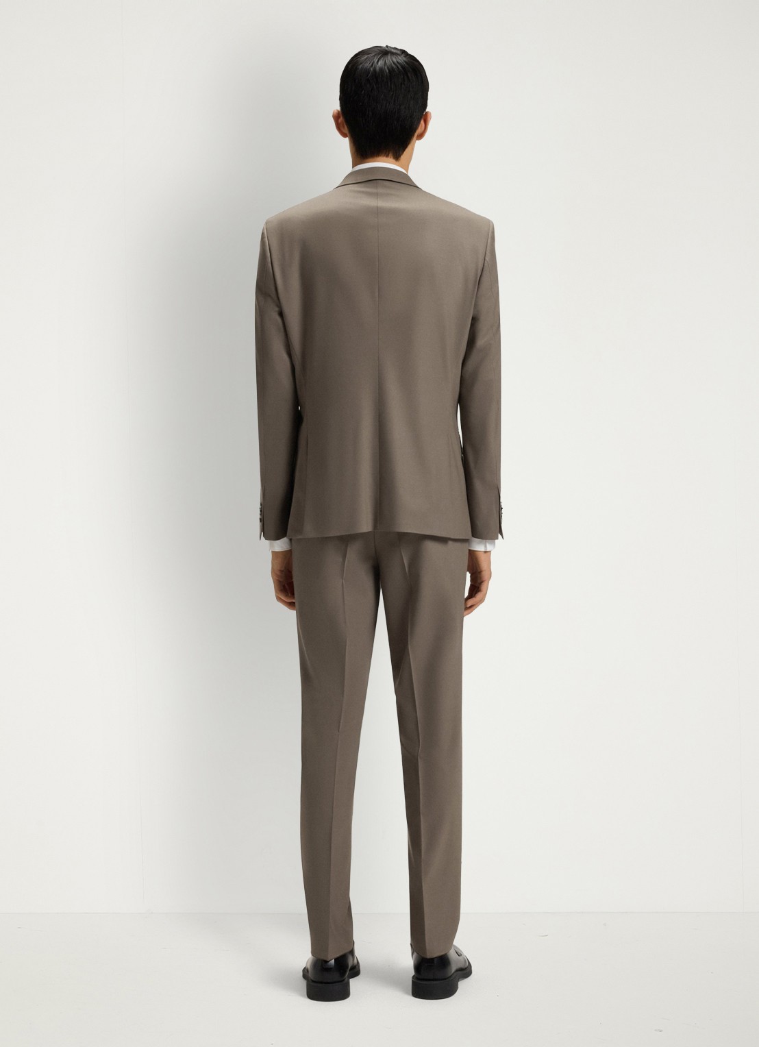 HUGO Henry/Getlin232X slim fit 2-delig pak in wolblend - achterkant medium grey-032 / grijs
