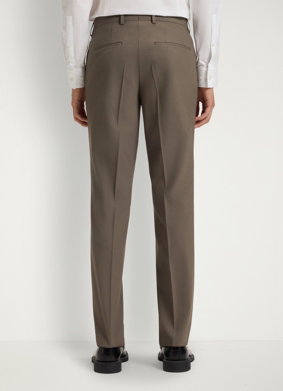 HUGO Henry/Getlin232X slim fit 2-delig pak in wolblend - detail 8 medium grey-032 / grijs