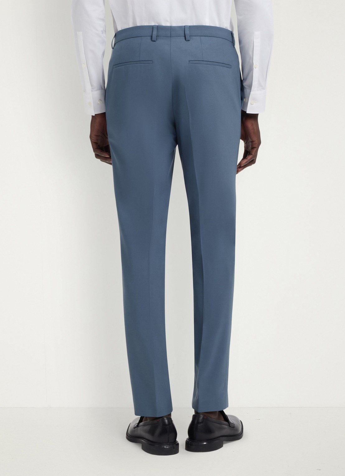 HUGO Henry/Getlin232X slim fit 2-delig pak in wolblend - detail 8 open blue-496