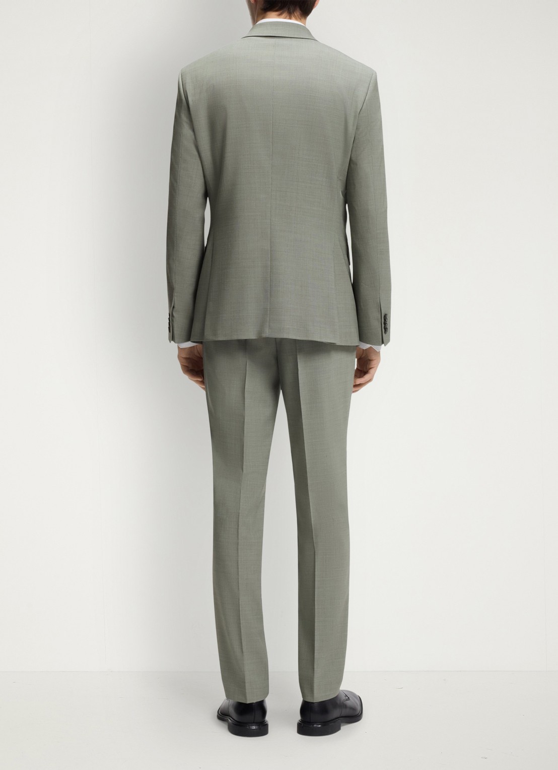 HUGO Henry-Getlin253X slim fit 2-delig pak in wolblend - achterkant 3 light/pastel green-337 / groen