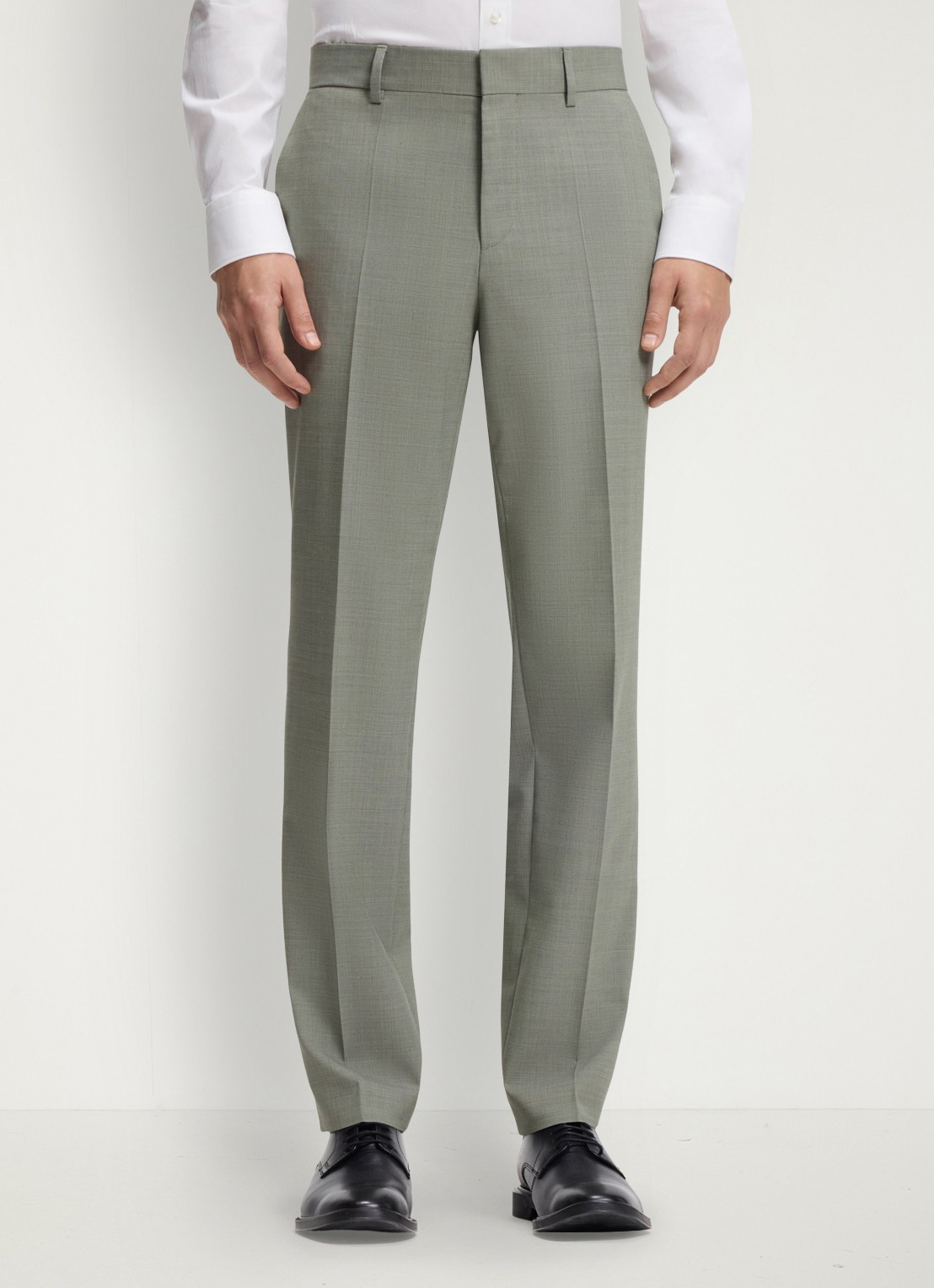 HUGO Henry-Getlin253X slim fit 2-delig pak in wolblend - detail 7 light/pastel green-337 / groen