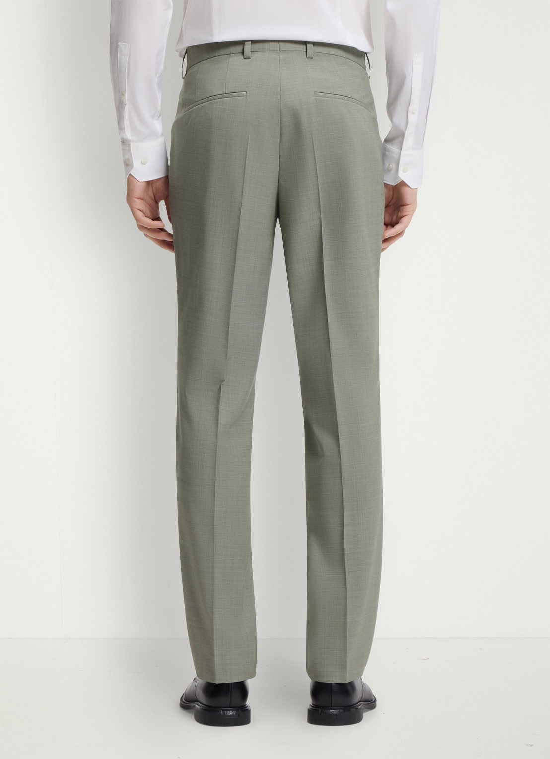 HUGO Henry-Getlin253X slim fit 2-delig pak in wolblend - detail 8 light/pastel green-337 / groen